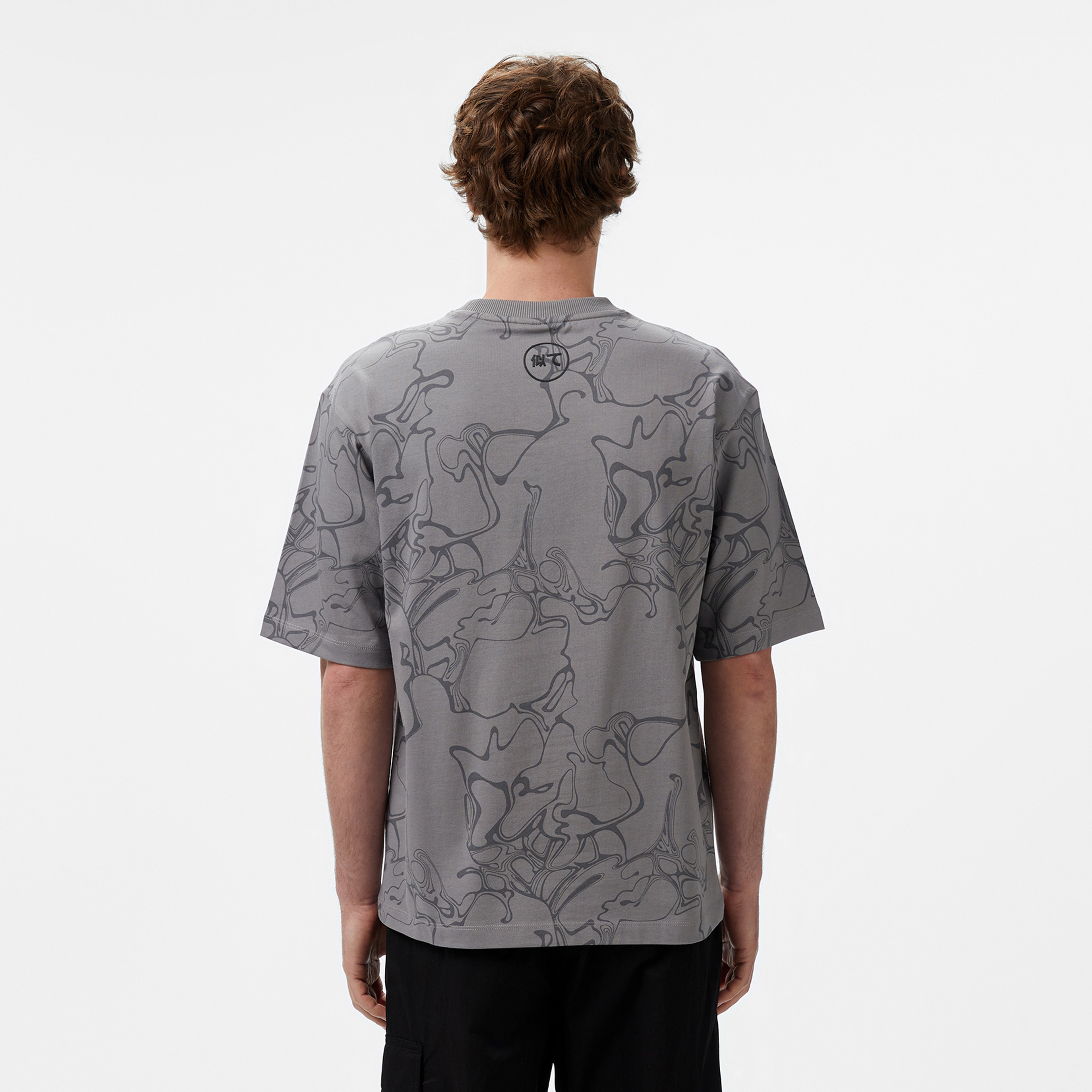 UNITED4 Erkek Gri T-Shirt