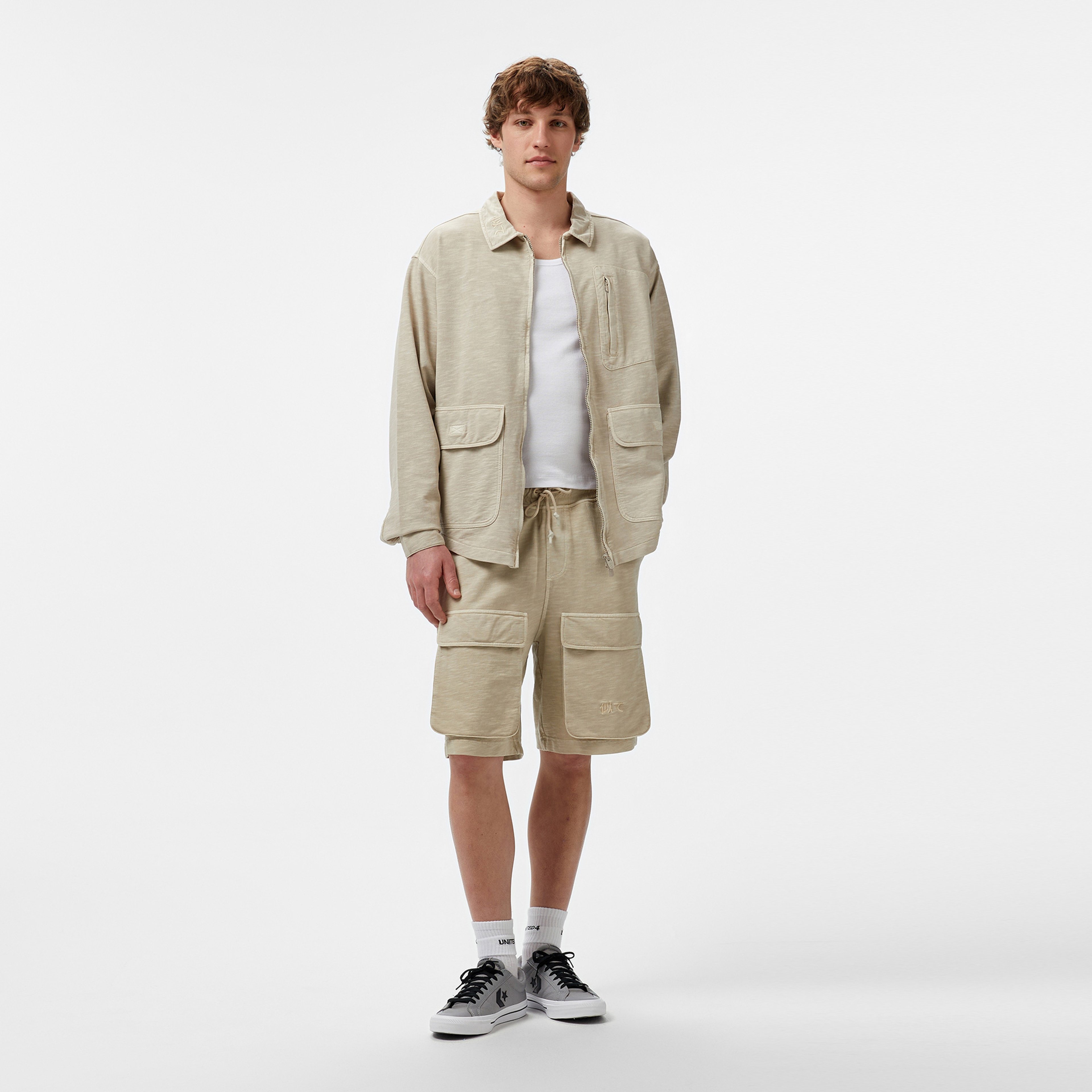 UNITED4 Erkek Krem Şort