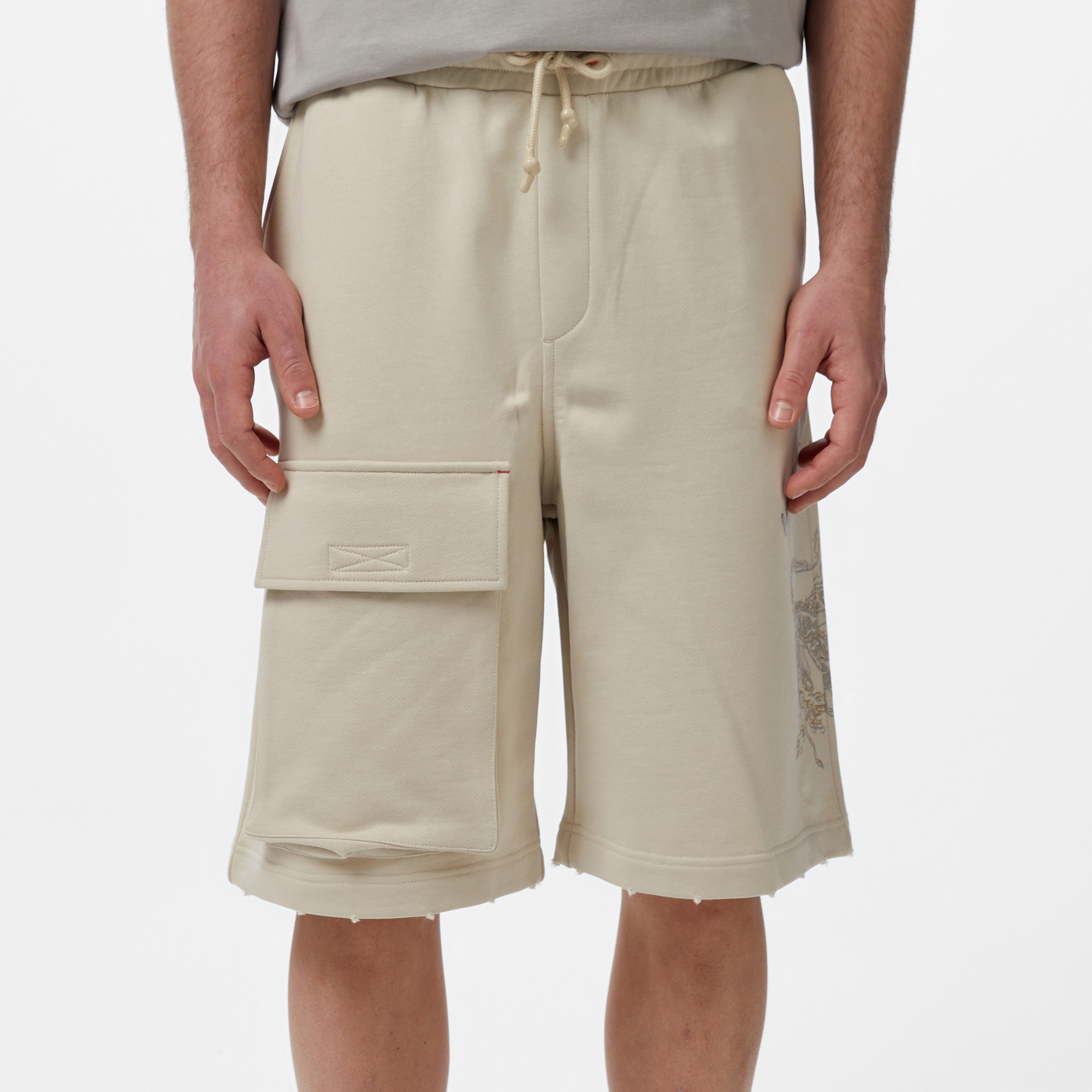 UNITED4 Erkek Krem Şort