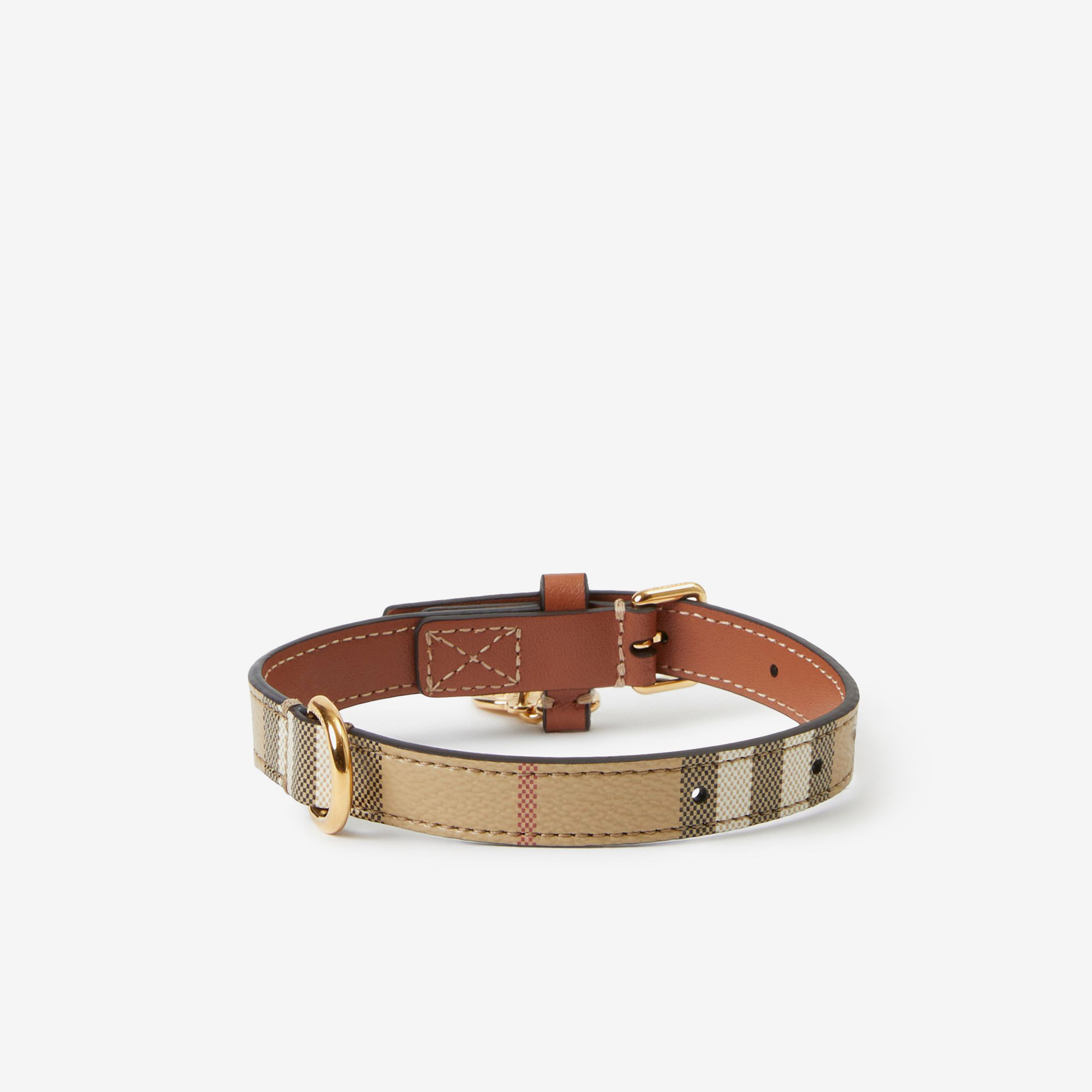 Burberry Small Check Kahverengi Köpek TasmasıStandart8073260| Occasion