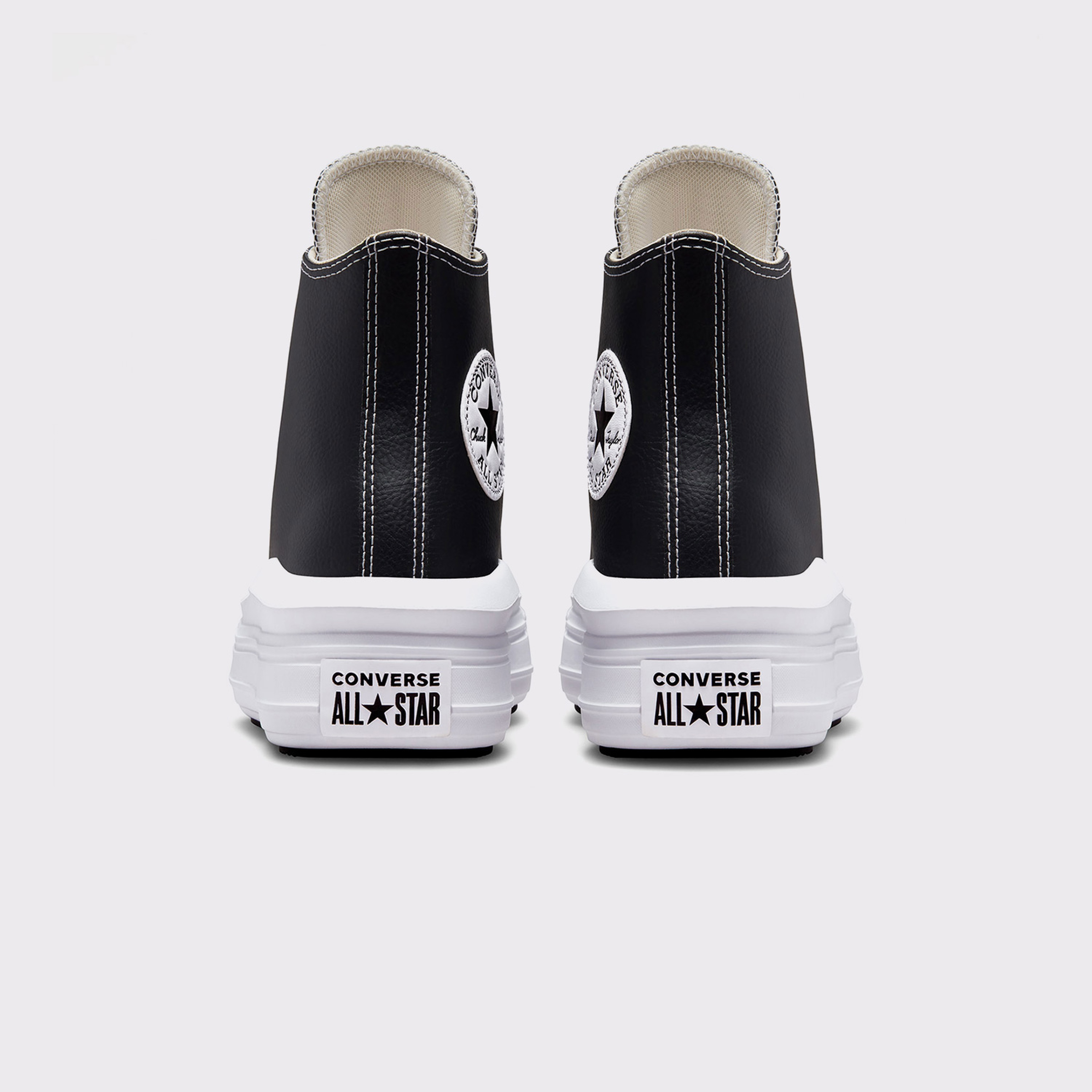 Converse Chuck Taylor All Star Move Platform Foundational Leather Unisex Siyah Sneaker