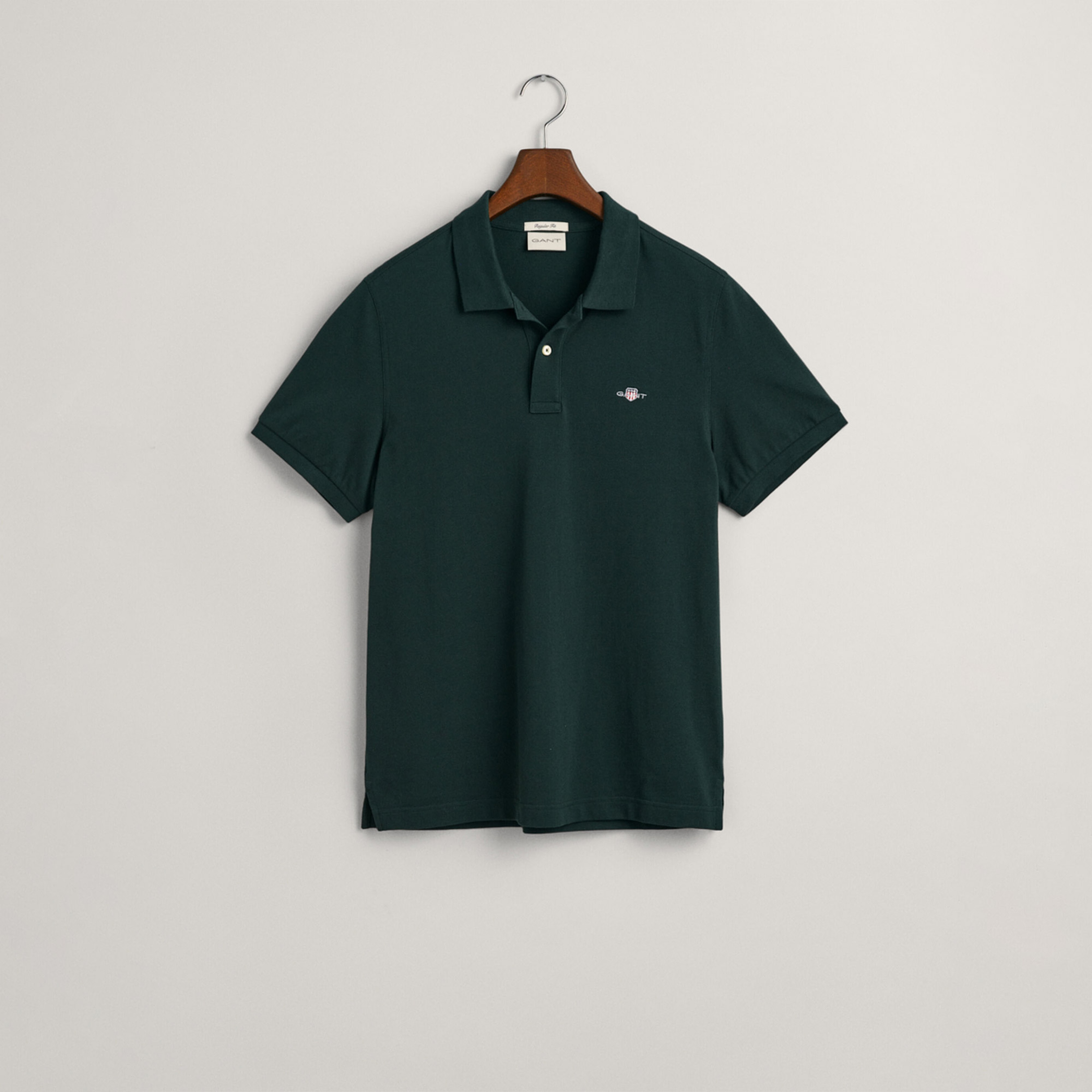 GANT Erkek Yeşil Regular Fit Polo