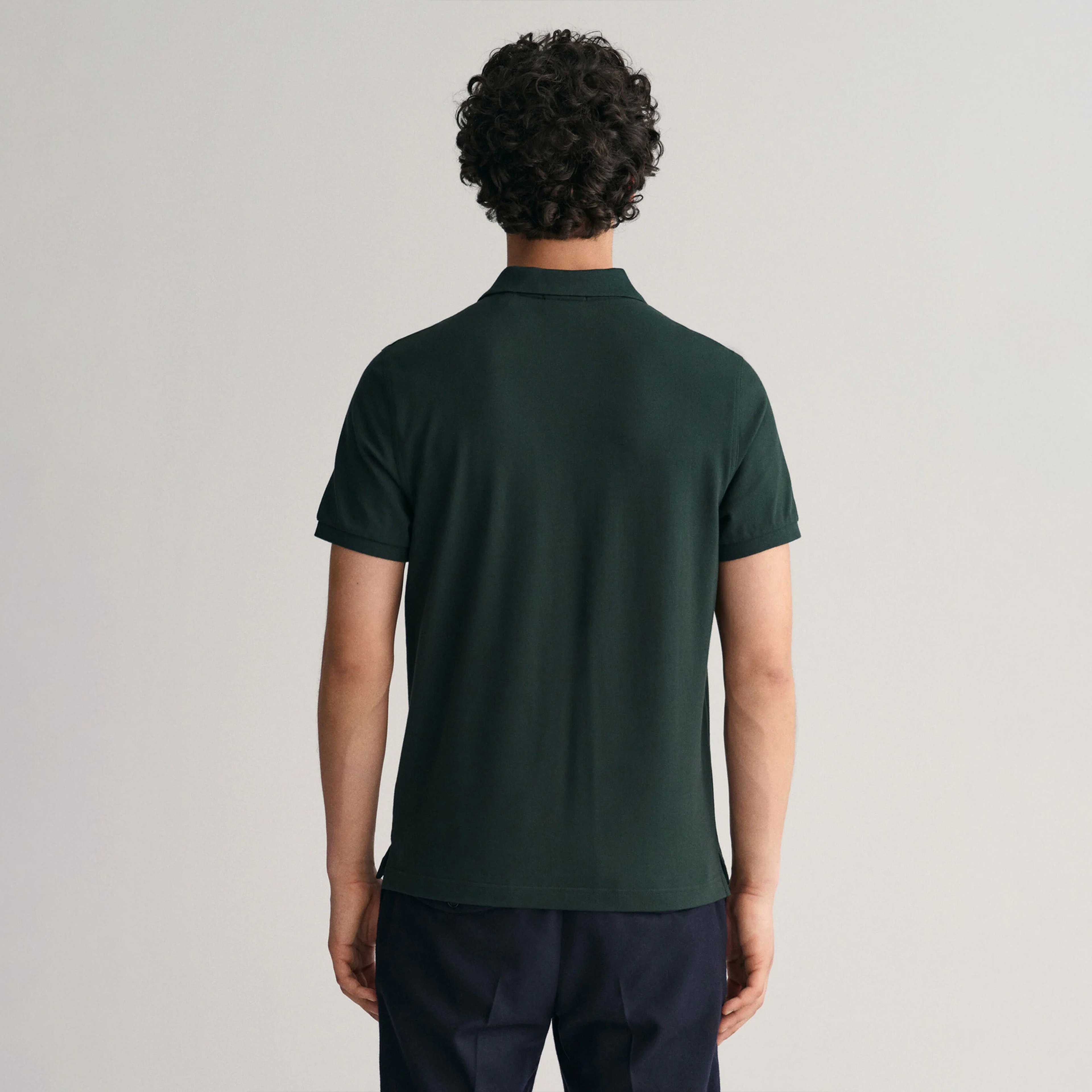 GANT Erkek Yeşil Regular Fit Polo
