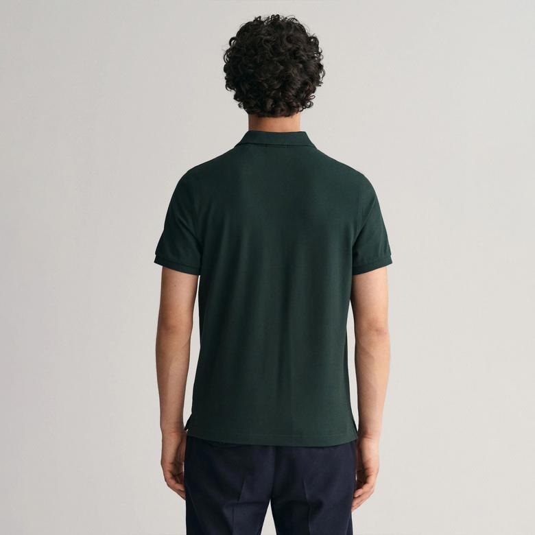 GANT Erkek Yeşil Regular Fit Polo