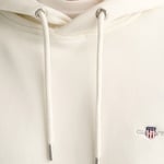 GANT Erkek Krem Regular Fit Kapüşonlu Sweatshirt