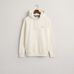 GANT Erkek Krem Regular Fit Kapüşonlu Sweatshirt