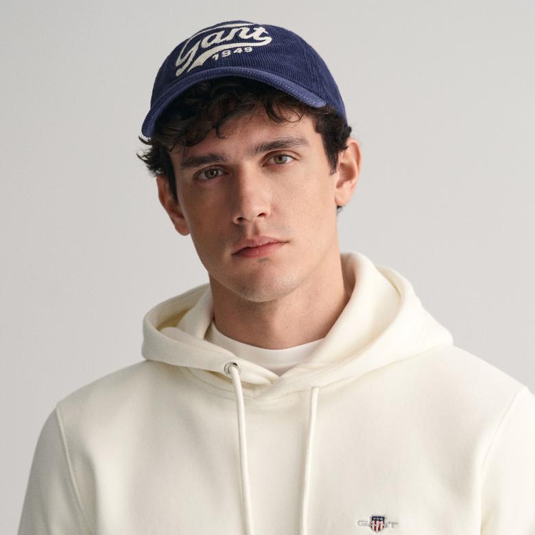 GANT Erkek Krem Regular Fit Kapüşonlu Sweatshirt
