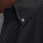 GANT Erkek Siyah Regular Fit Düğmeli Yaka Oxford Gömlek