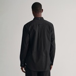 GANT Erkek Siyah Regular Fit Düğmeli Yaka Oxford Gömlek