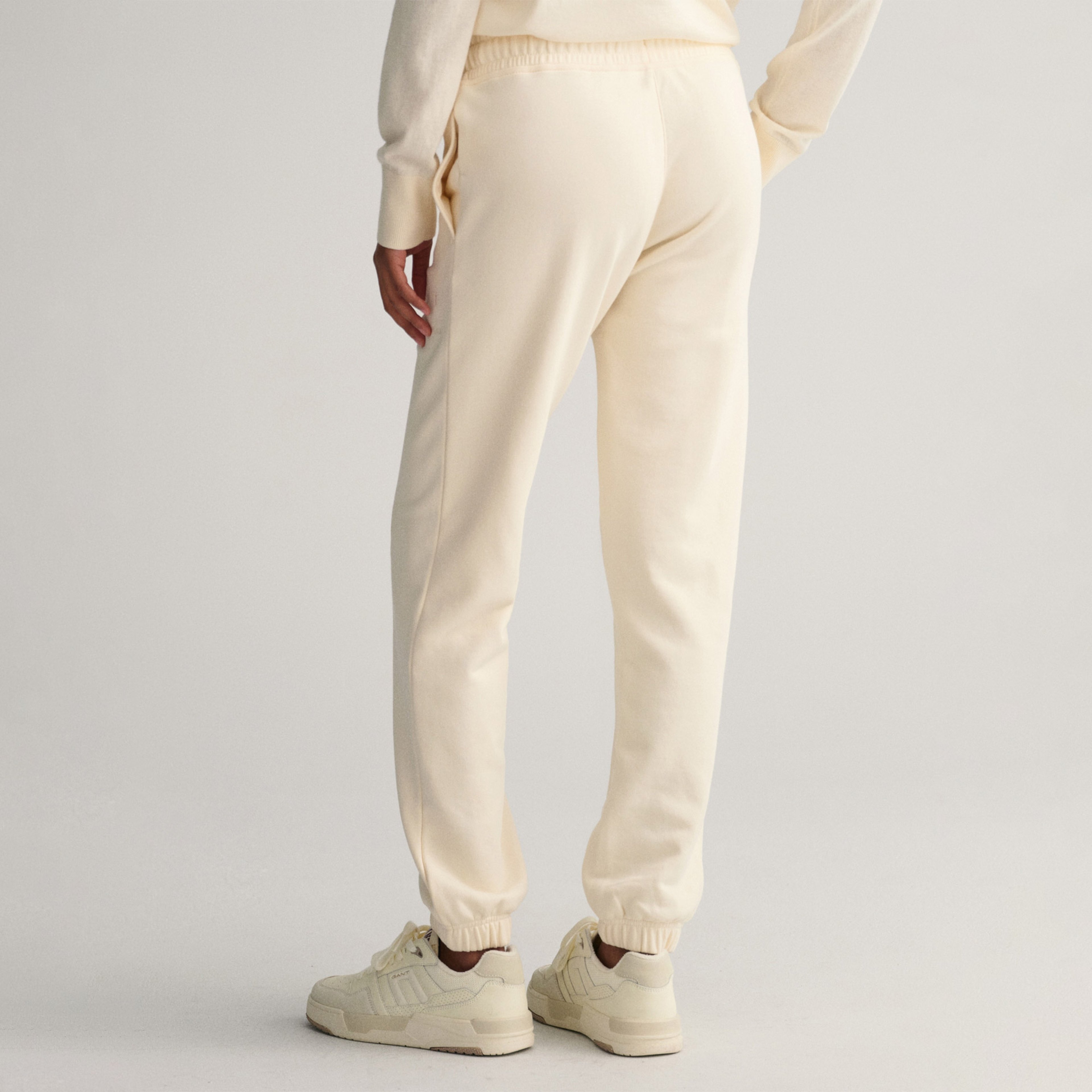 GANT Kadın Beyaz Regular Fit Eşofman Altı