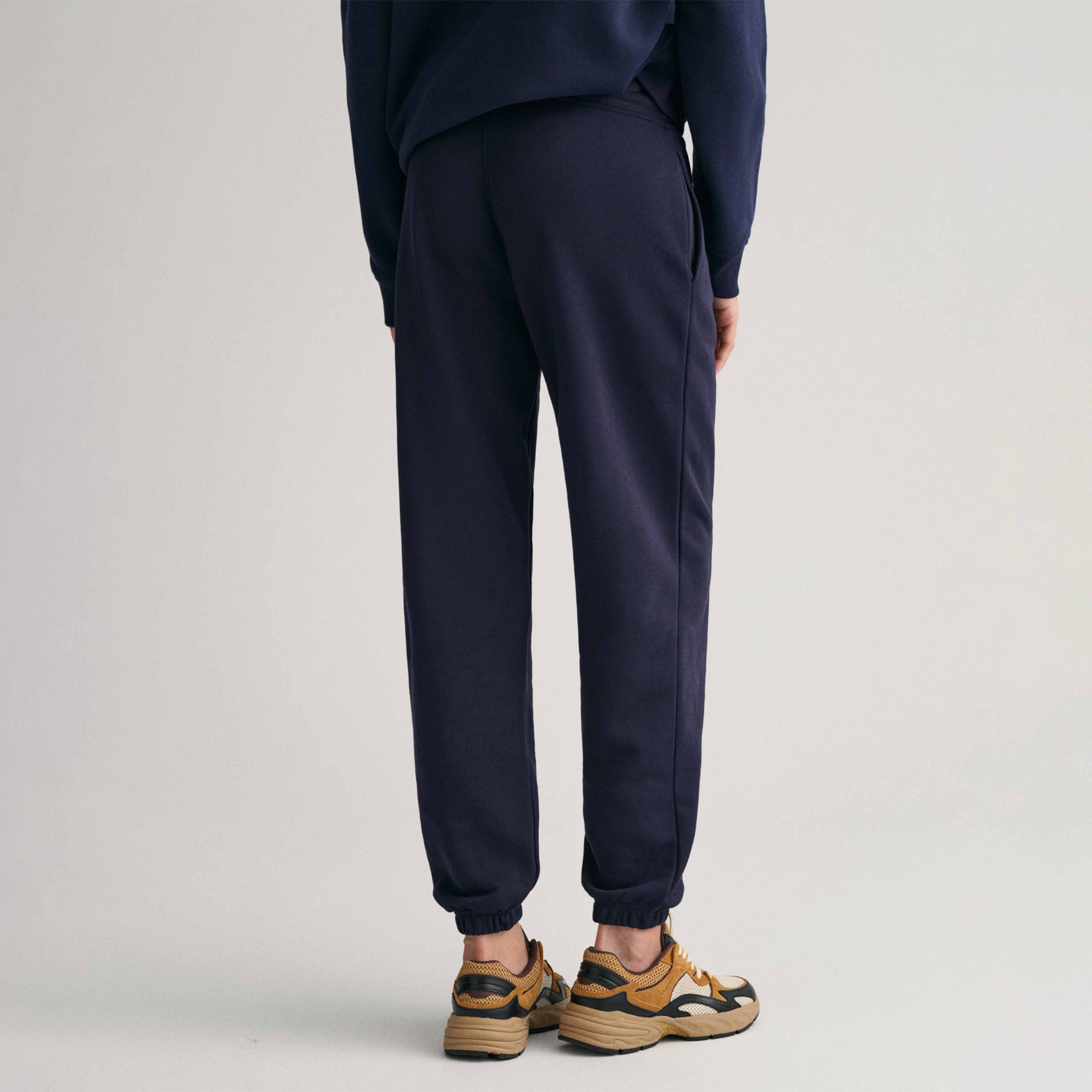 GANT Kadın Lacivert Relaxed Fit Logolu Eşofman Altı