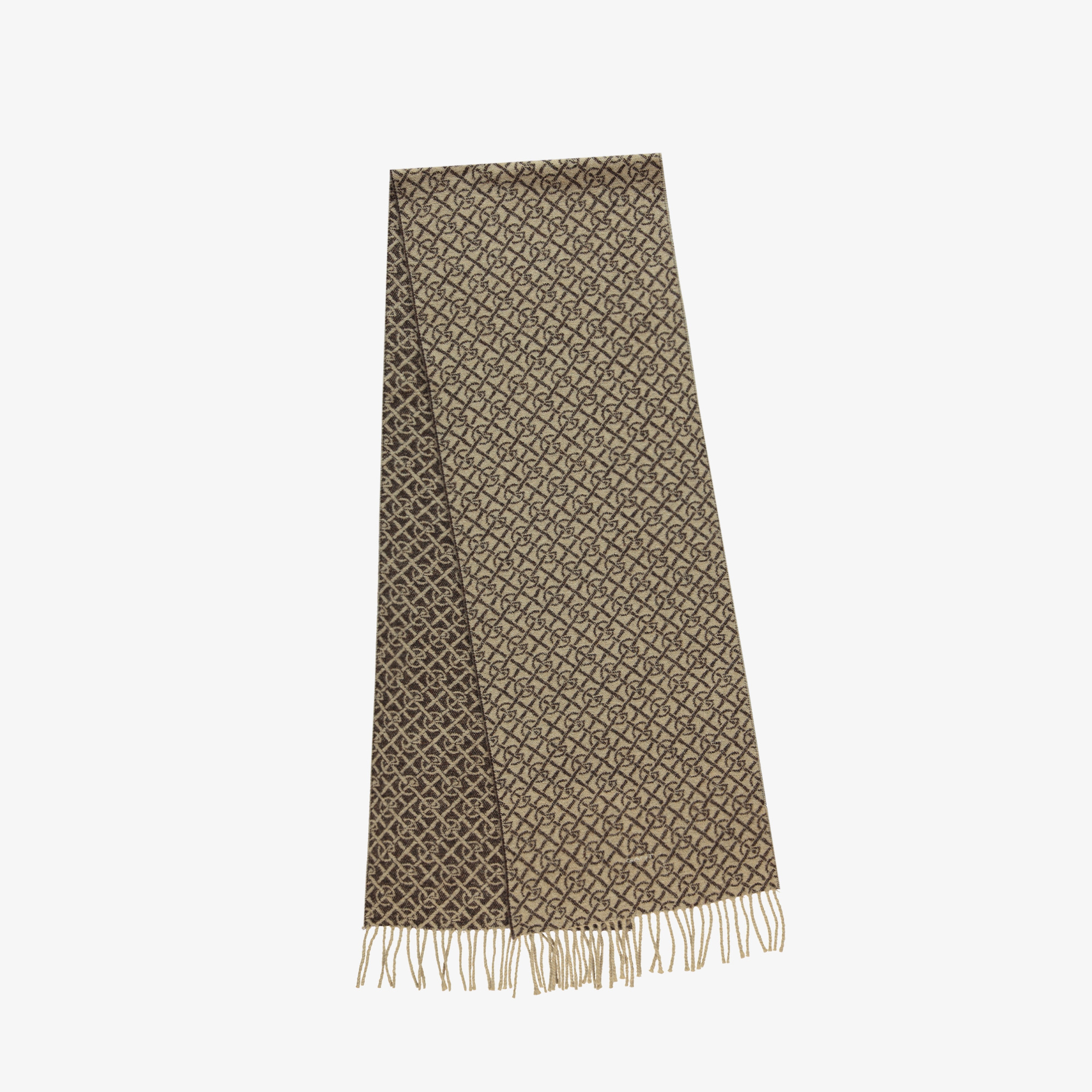 GANT Unisex Kahverengi Logolu Atkı