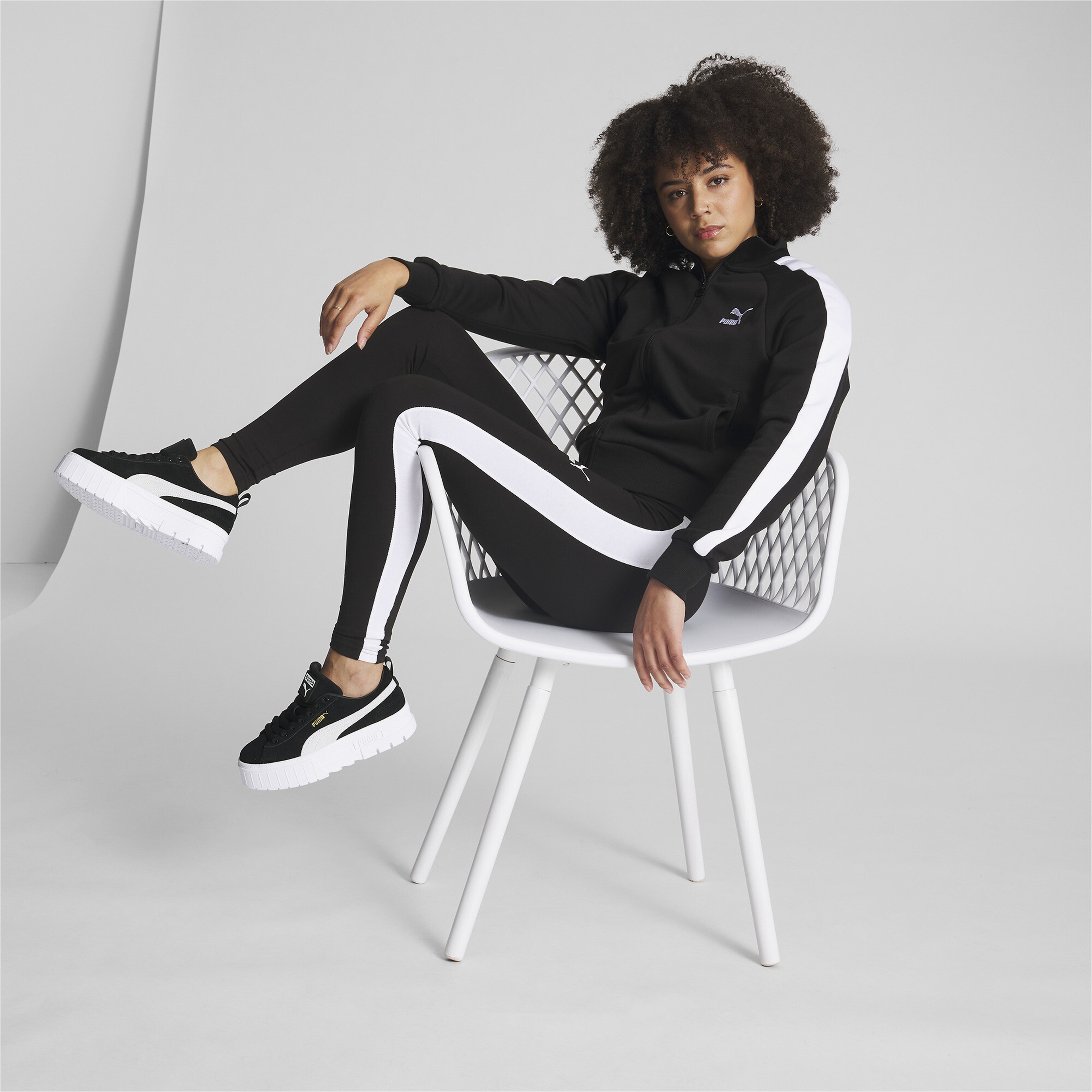 Puma Mayze Kadın Platform Siyah Spor Ayakkabı