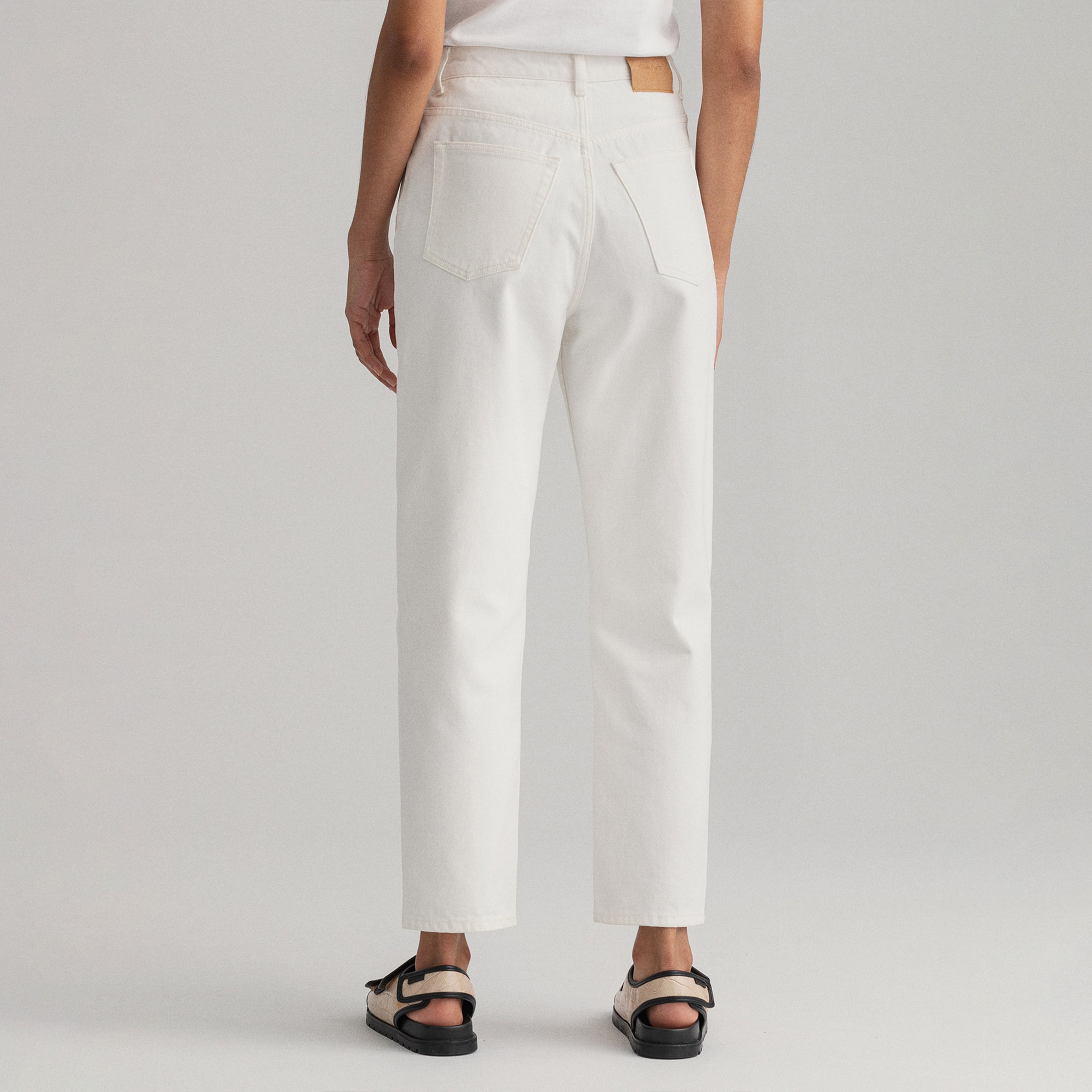 Gant Kadın Beyaz Jean Pantolon