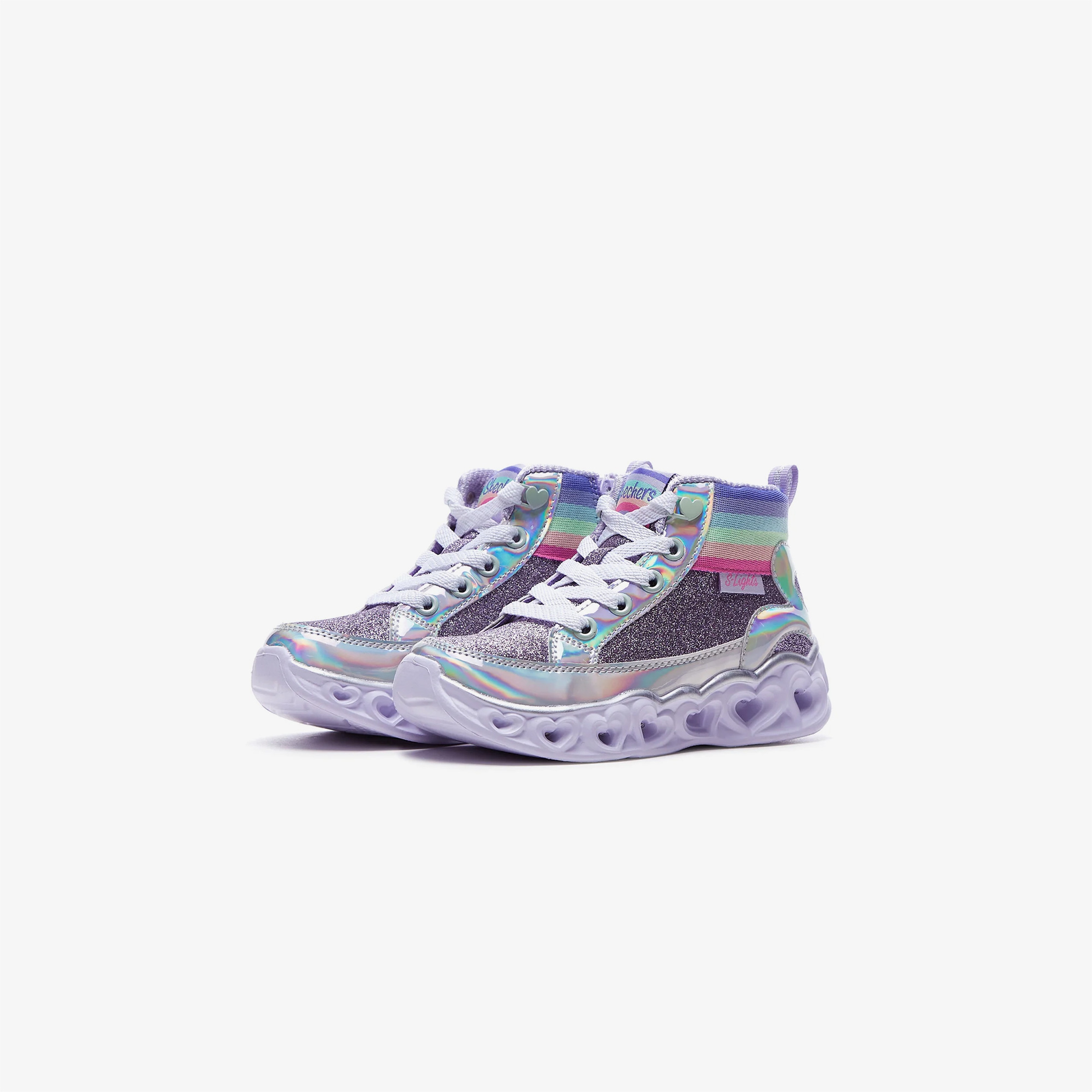 Skechers Heart Lights Çocuk Mor Bot