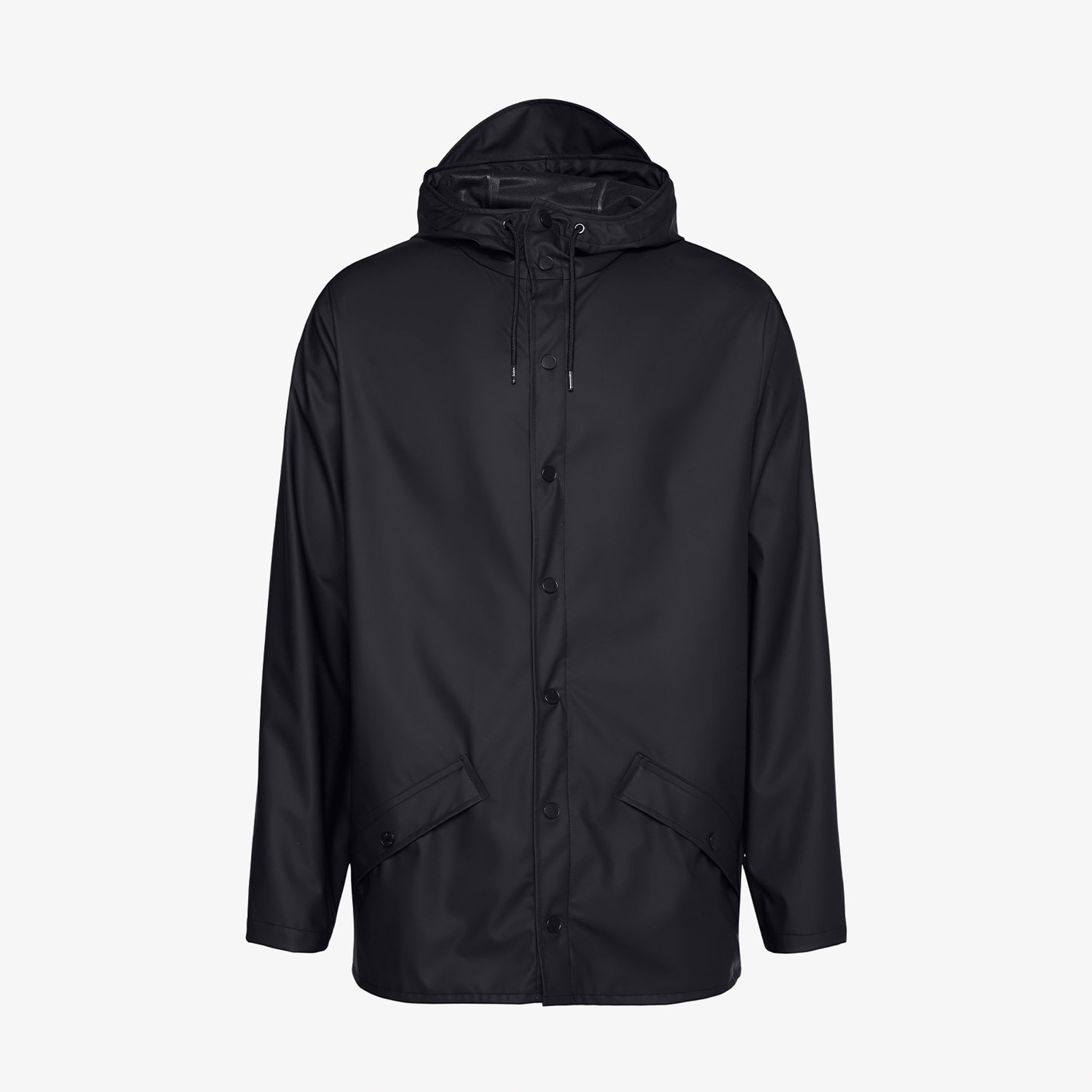 Rains Waterproof Erkek Siyah Yağmurluk