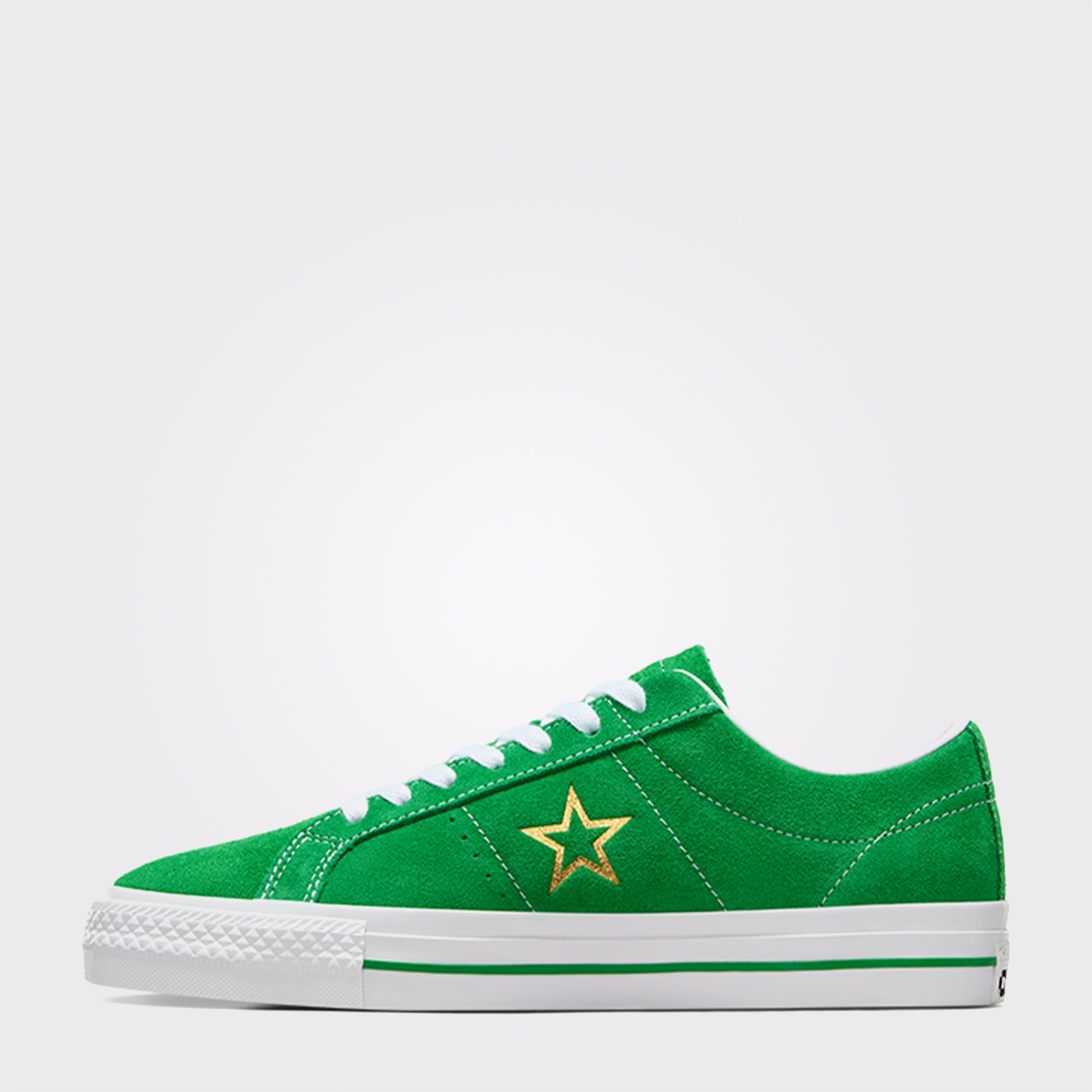 Converse Cons One Star Pro Suede Unisex Yeşil Sneaker