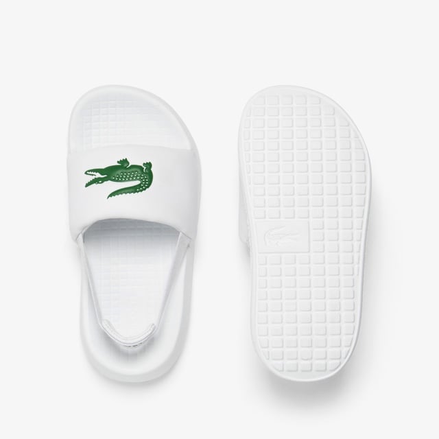 Lacoste Lacoste Croco 1.0 Çocuk Beyaz Terlik Sandalet & Terlik | Occasion Beyaz - 5. görsel