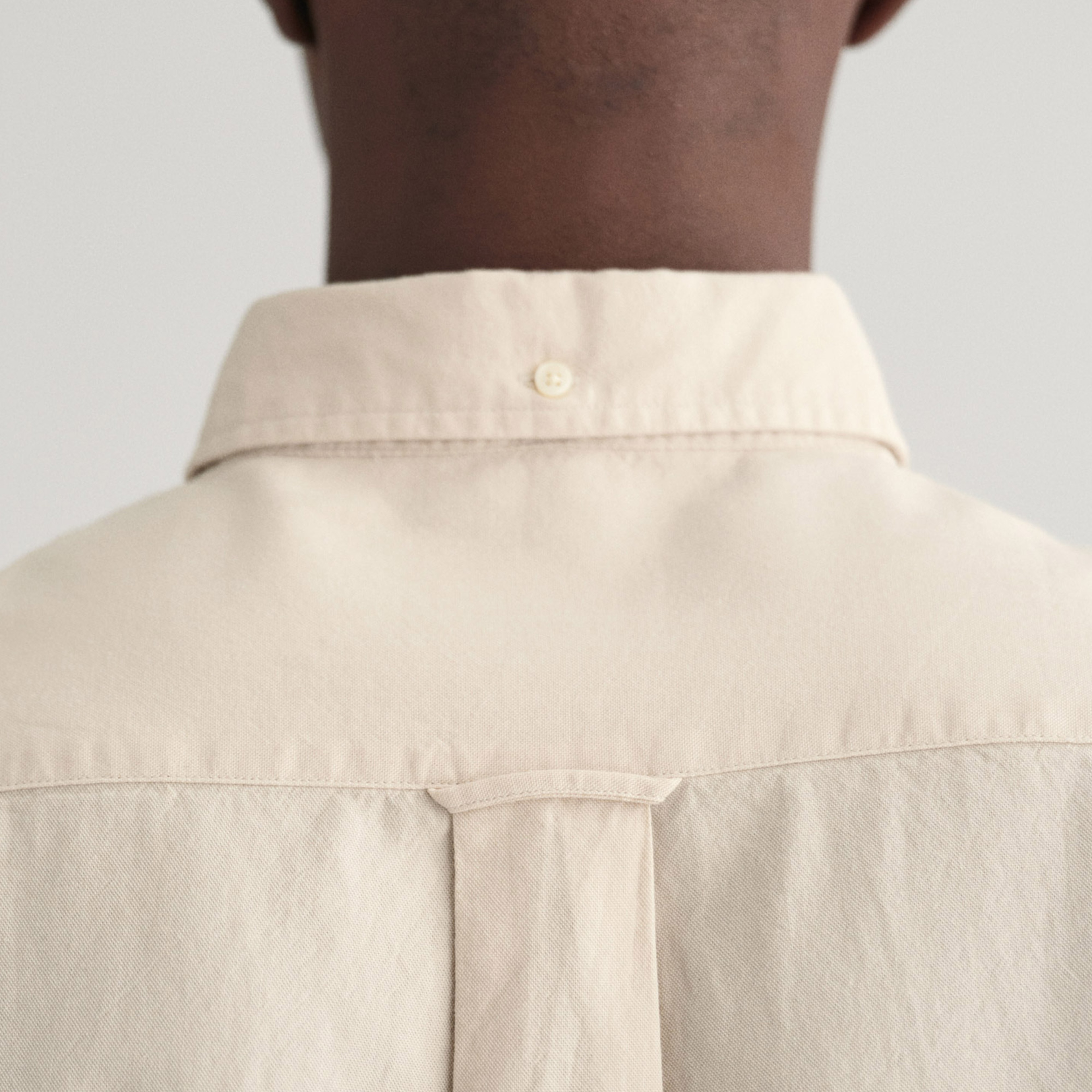 GANT Erkek Bej Regular Fit Düğmeli Yaka Oxford Gömlek