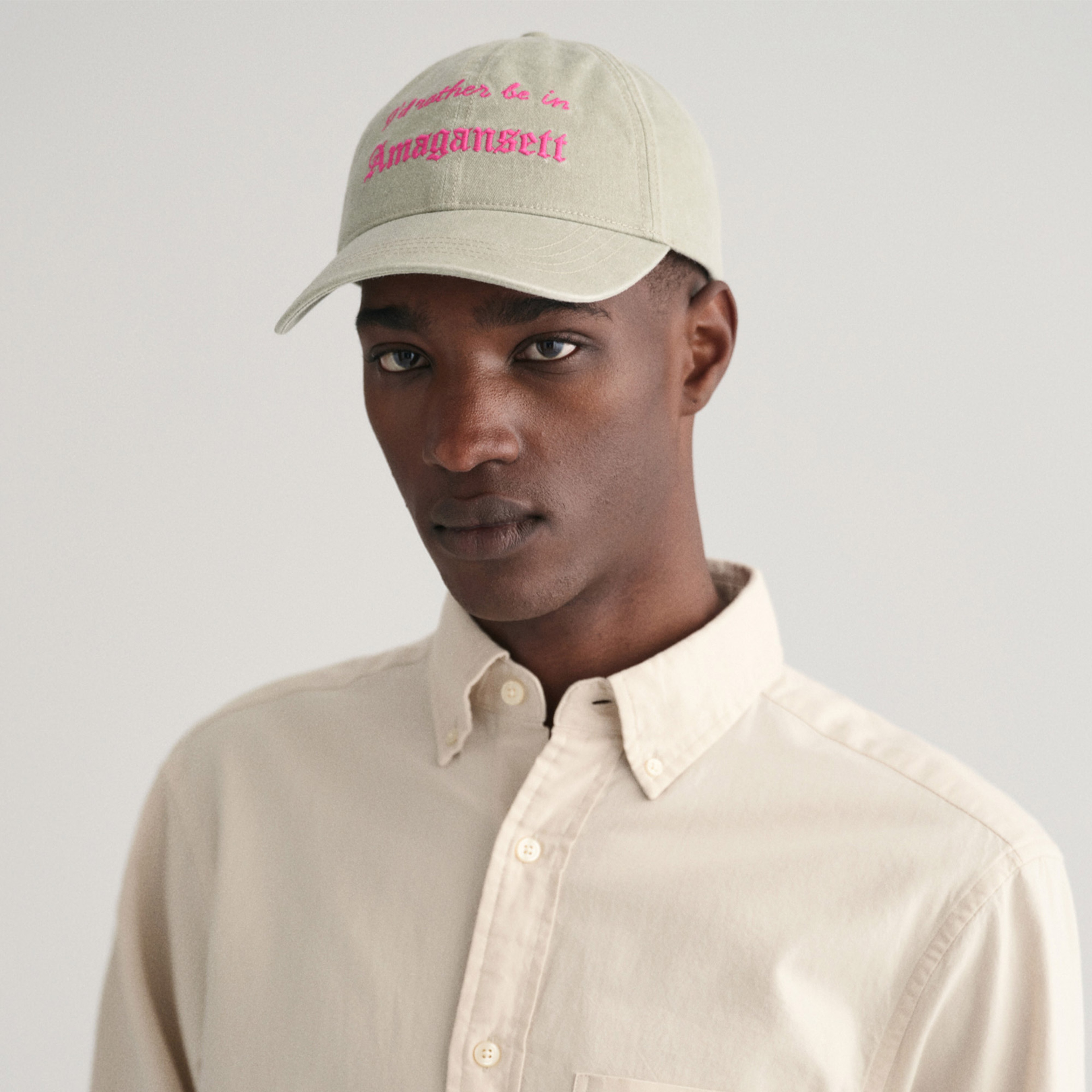 GANT Erkek Bej Regular Fit Düğmeli Yaka Oxford Gömlek