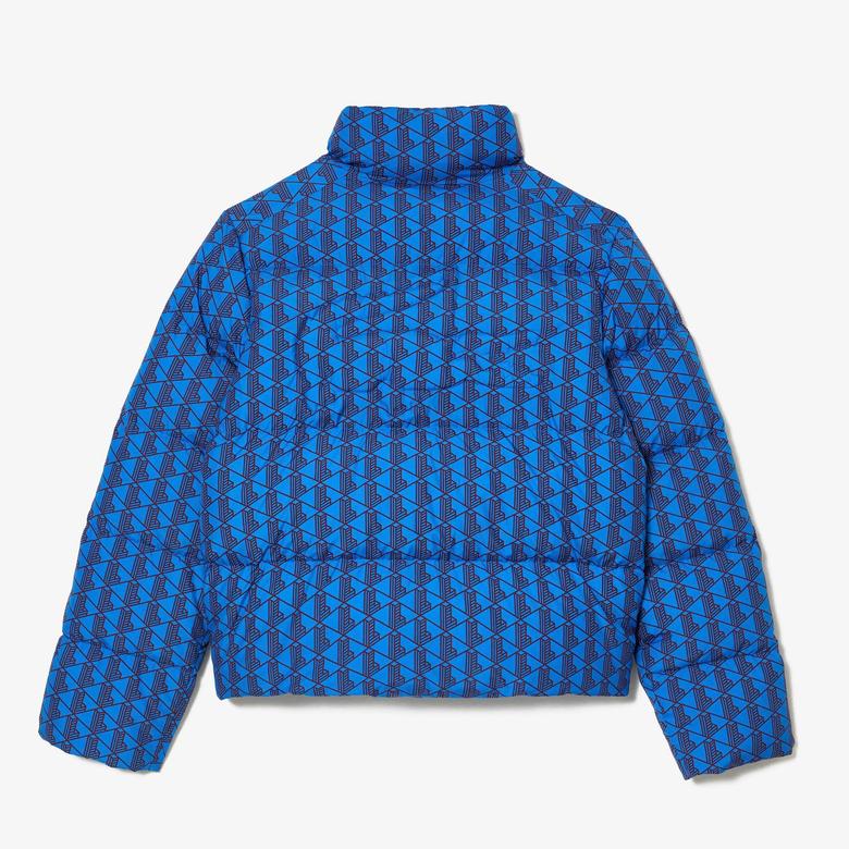 Kadın Kapüşonlu Kapitone Renkli Mont