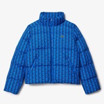 Kadın Kapüşonlu Kapitone Renkli Mont