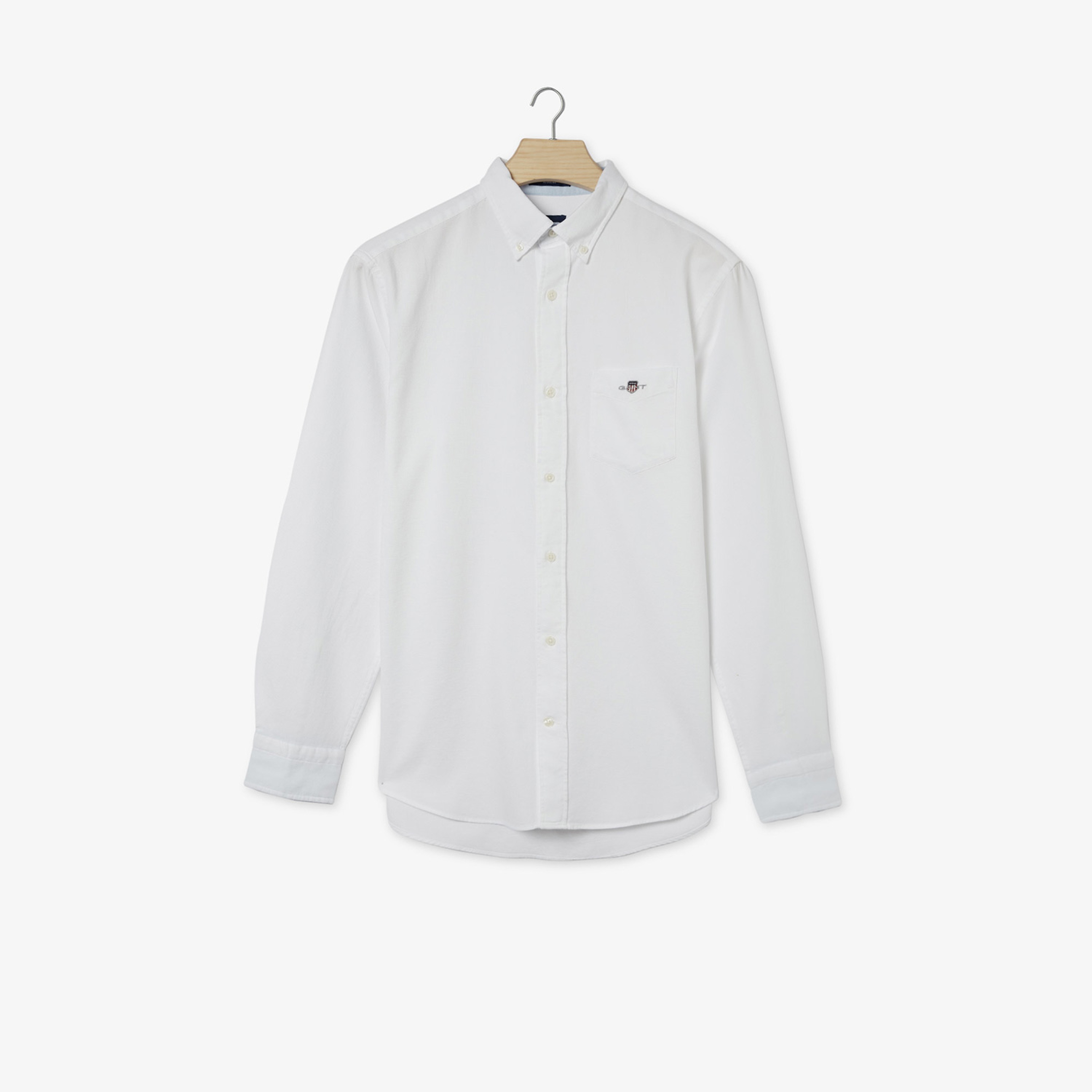 GANT Erkek Krem Regular Fit Düğmeli Yaka Gömlek