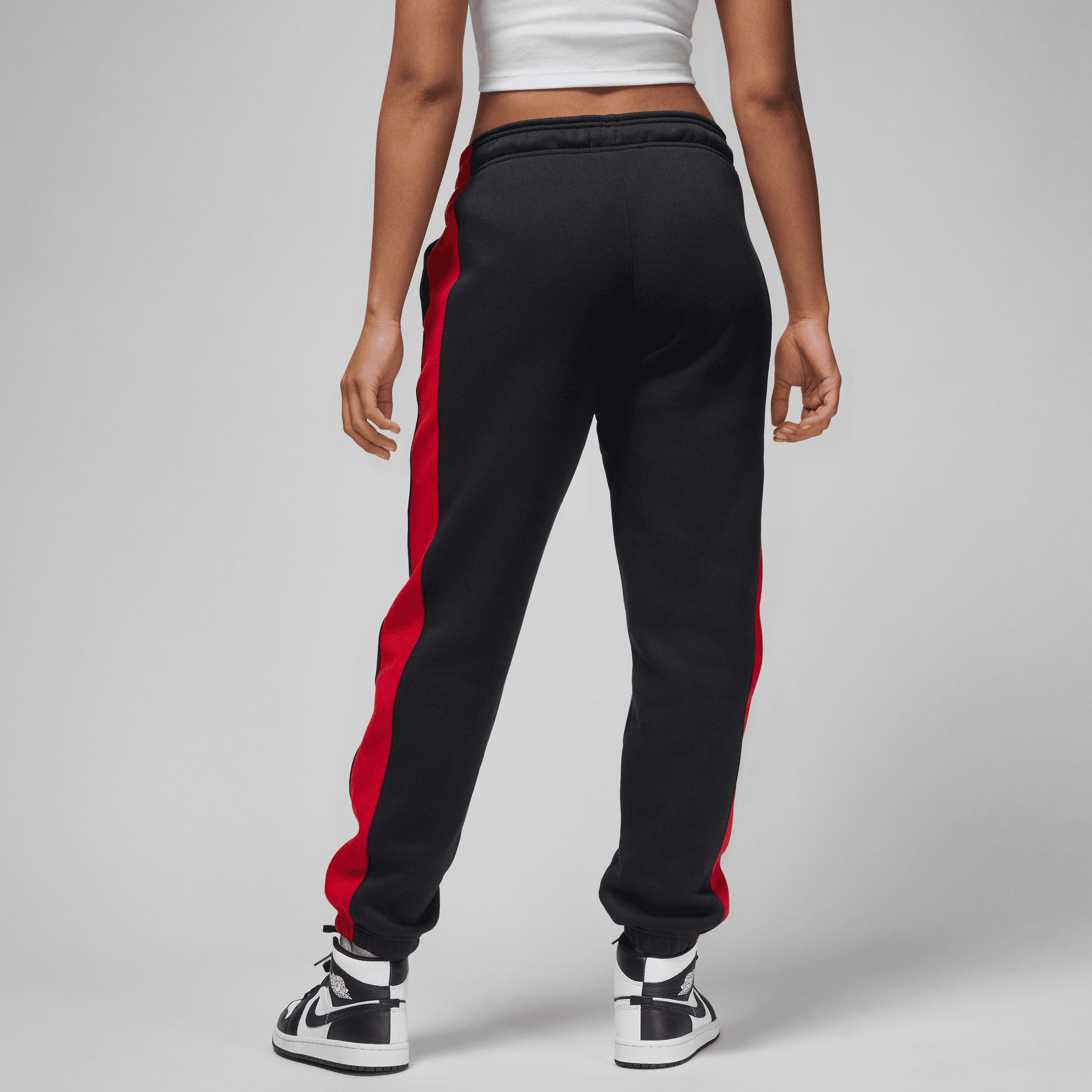 Jordan Brooklyn Kadın Siyah/Kırmızı Eşofman Altı