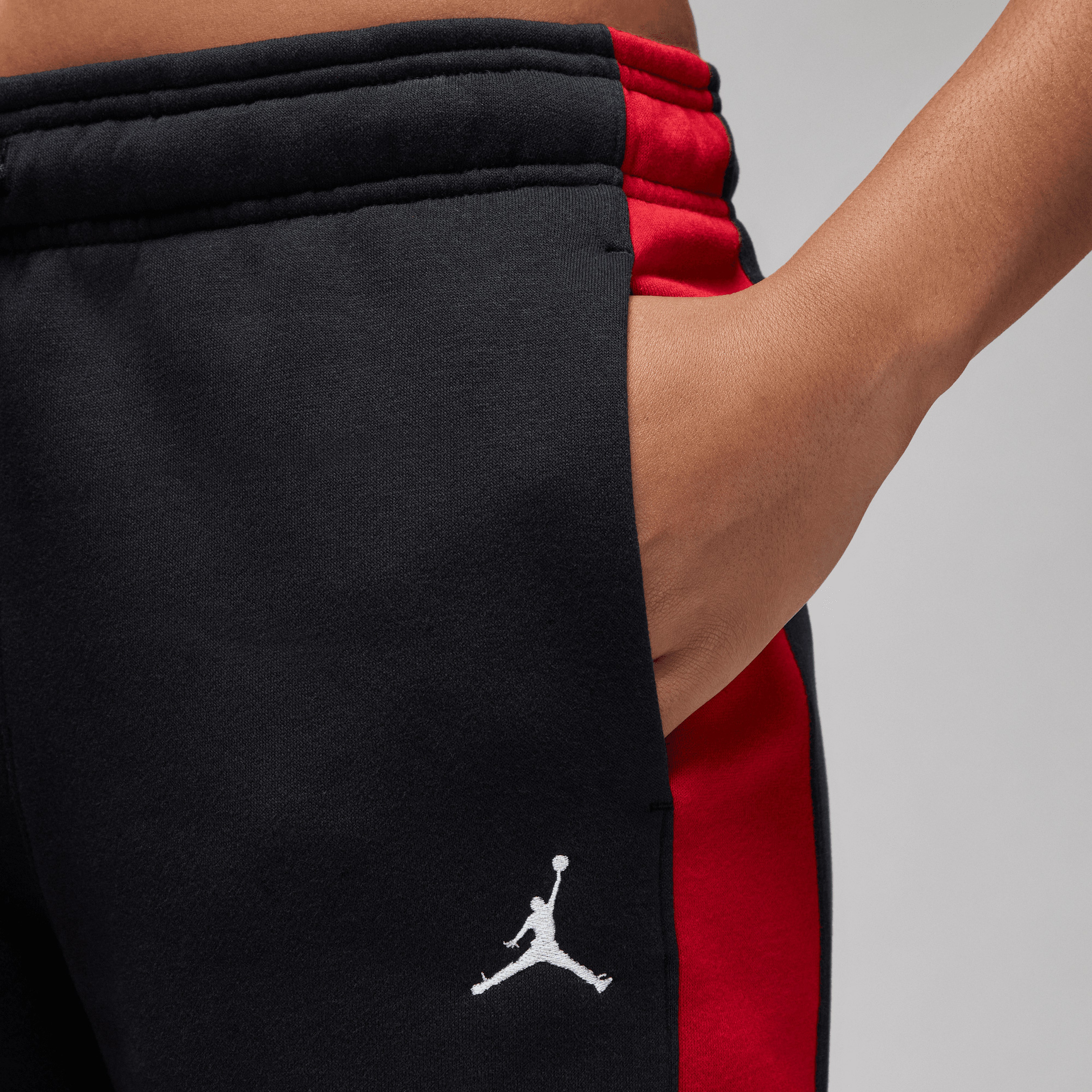 Jordan Brooklyn Kadın Siyah/Kırmızı Eşofman Altı