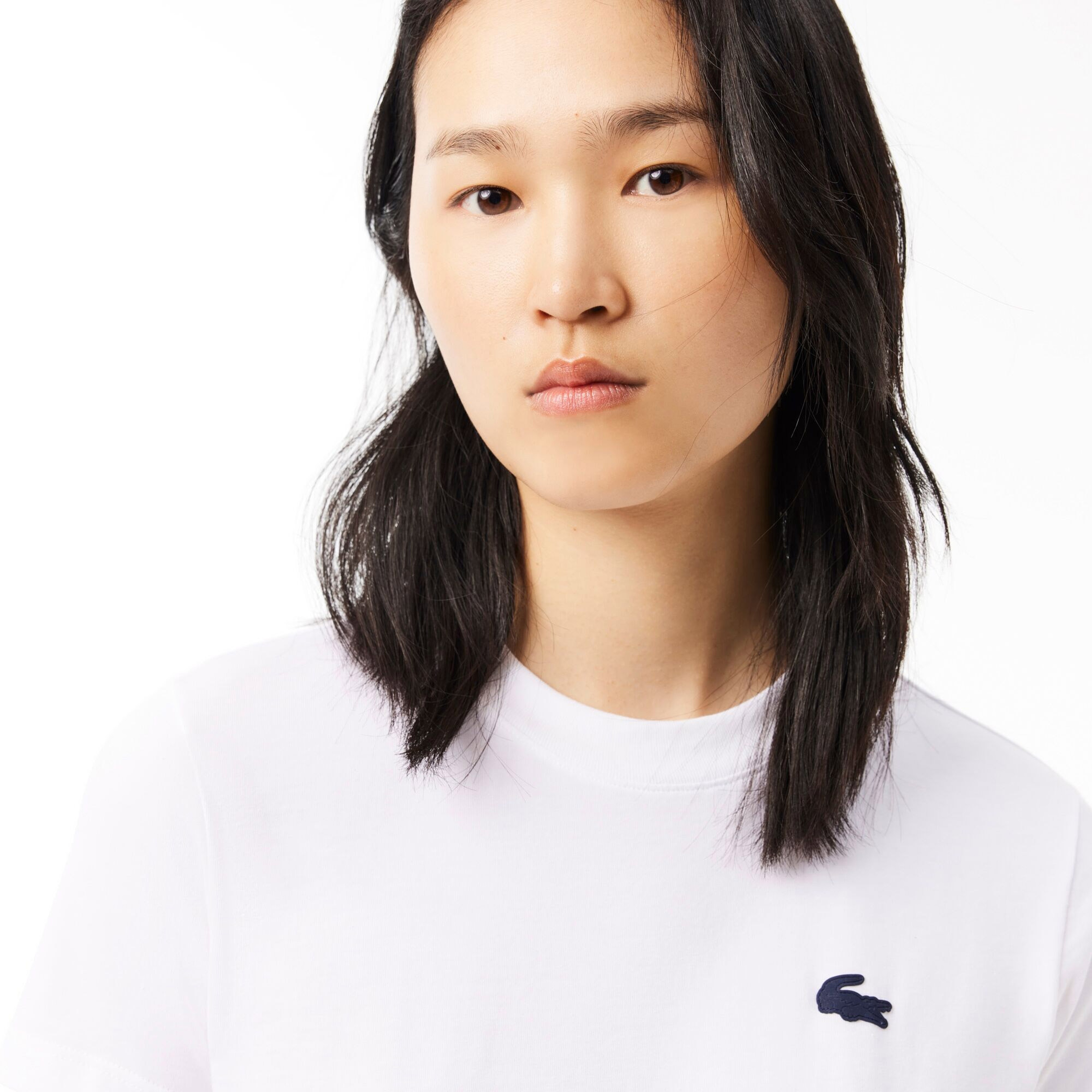 Lacoste Women's  SPORT Organic Cotton Jersey T-Shirt
