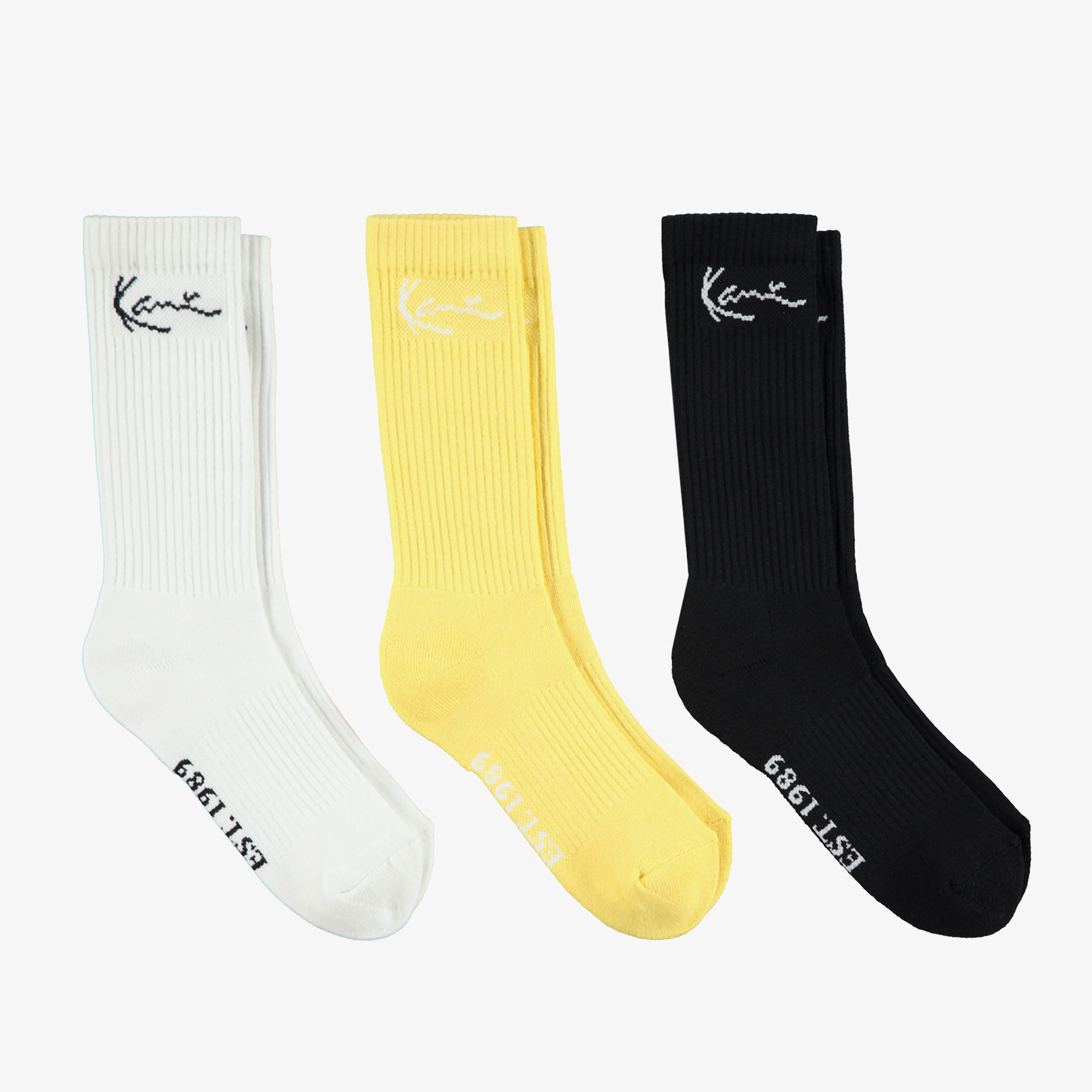 Karl Kani Signature 3 Pack Unisex Renkli Çorap