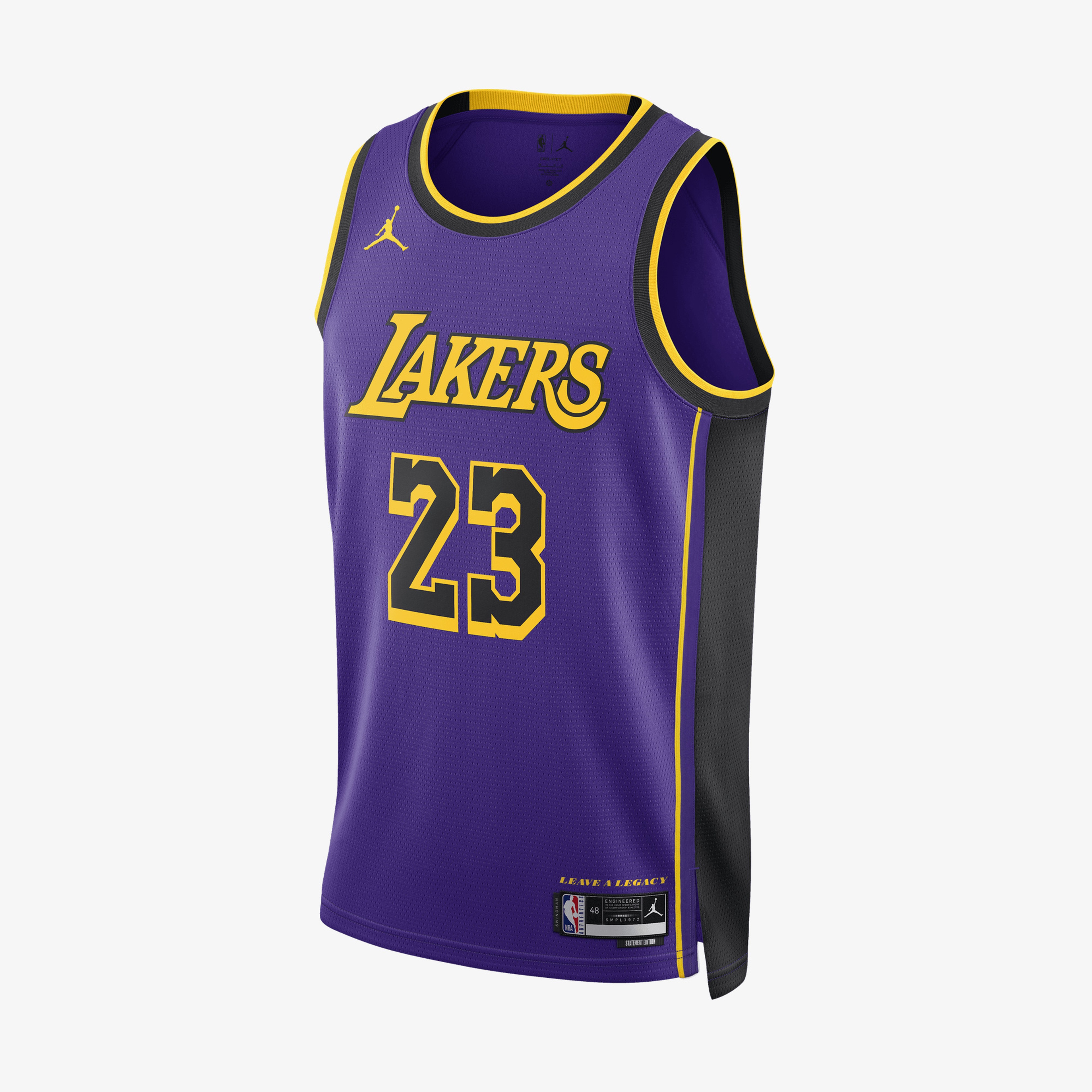 Nike Los Angeles Lakers Lebron James Erkek Mor Basketbol Forması