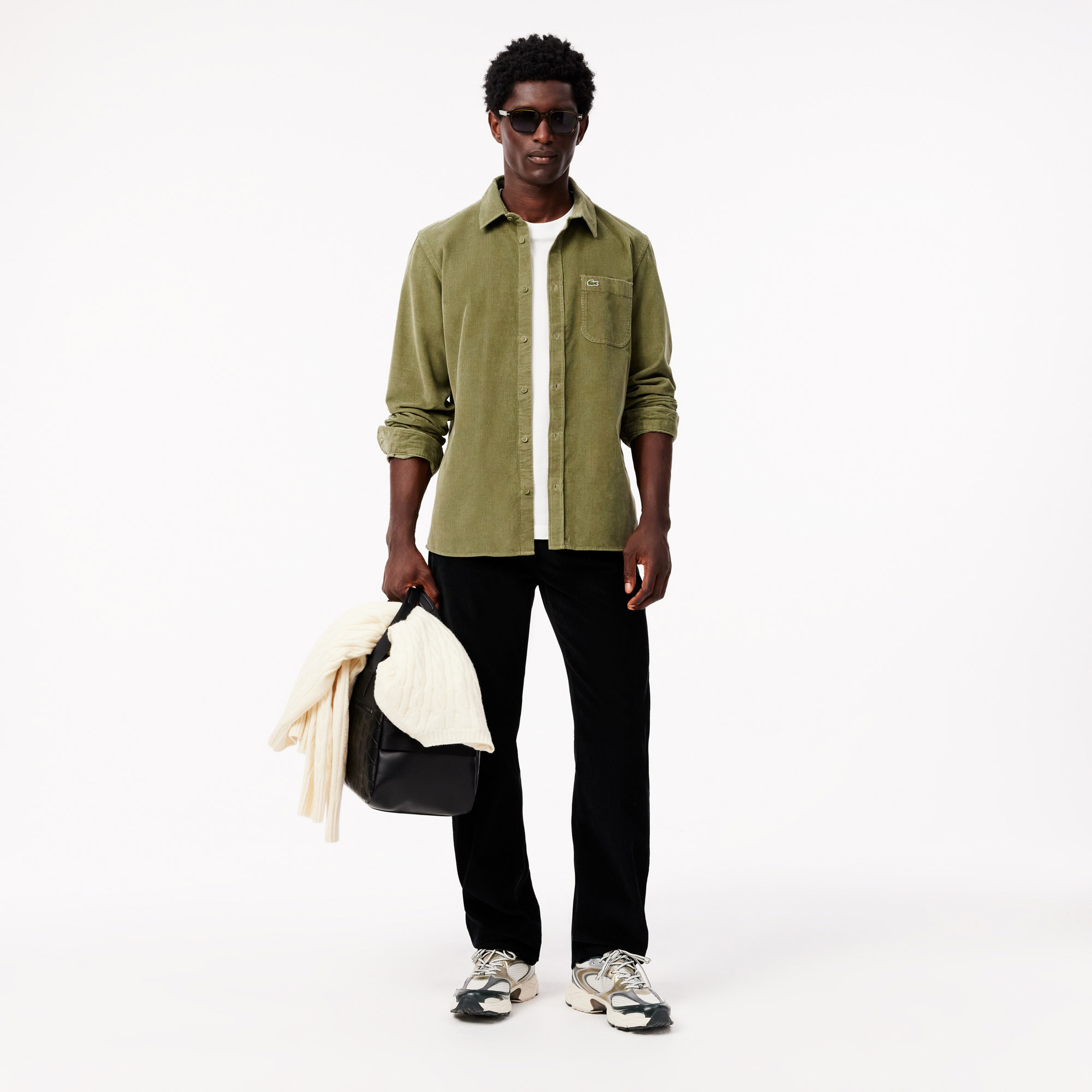 Regular Fit Cotton Corduroy Shirt
