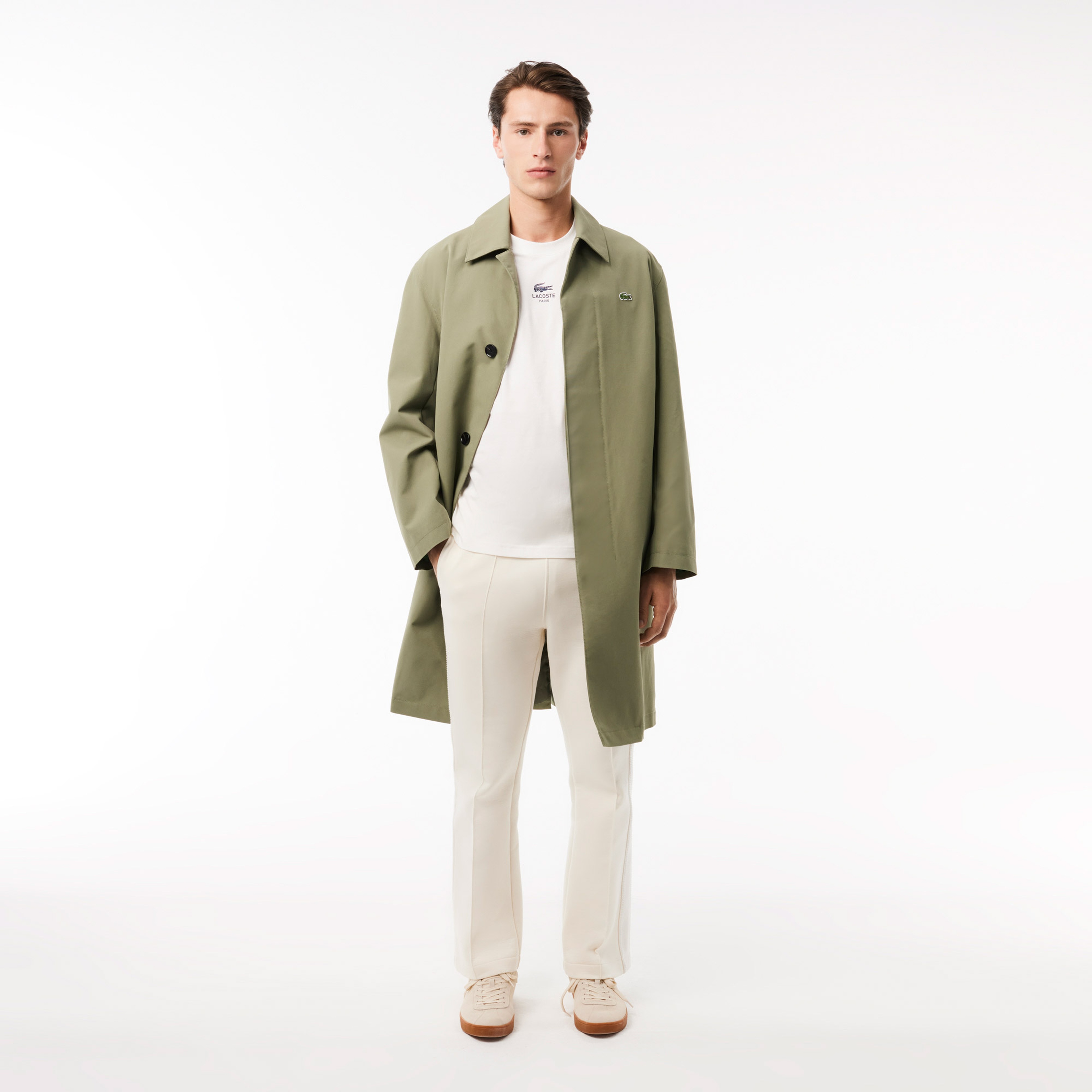 Signature Unisex Classic Fit Bisiklet Yaka Baskılı Beyaz T-Shirt