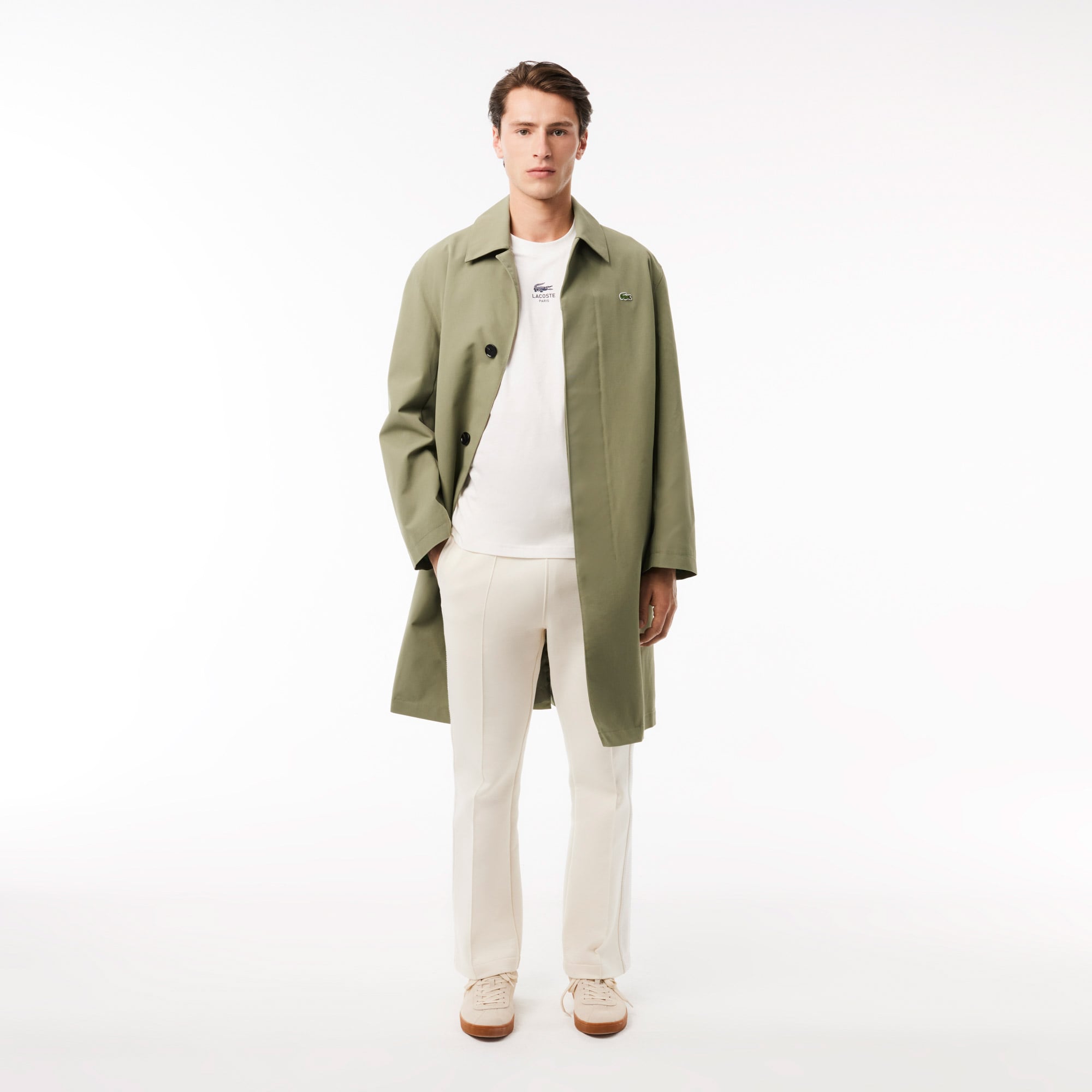 Signature Unisex Classic Fit Bisiklet Yaka Baskılı Beyaz T-Shirt