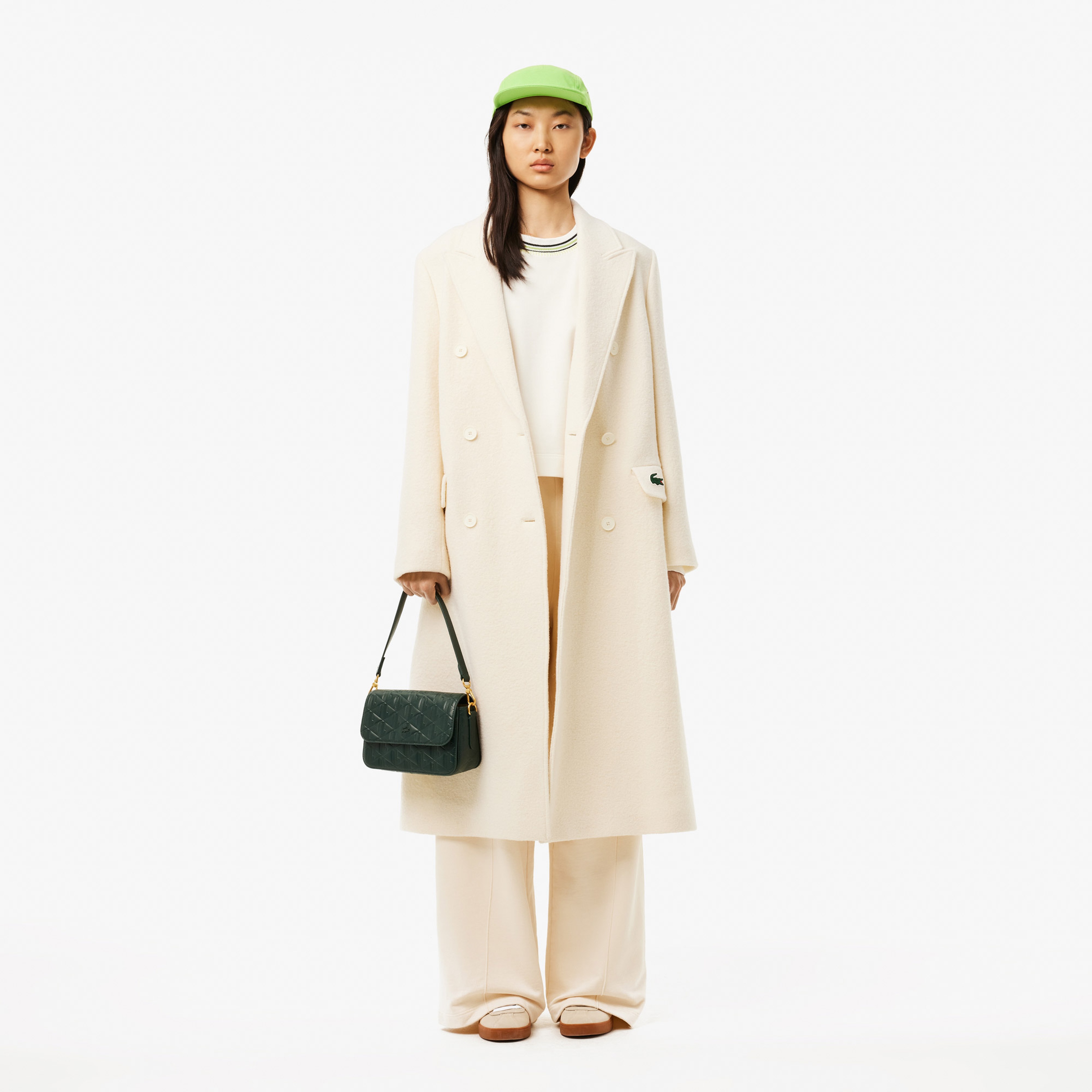 Kadın Relaxed Fit Bisiklet Yaka Beyaz Sweatshirt