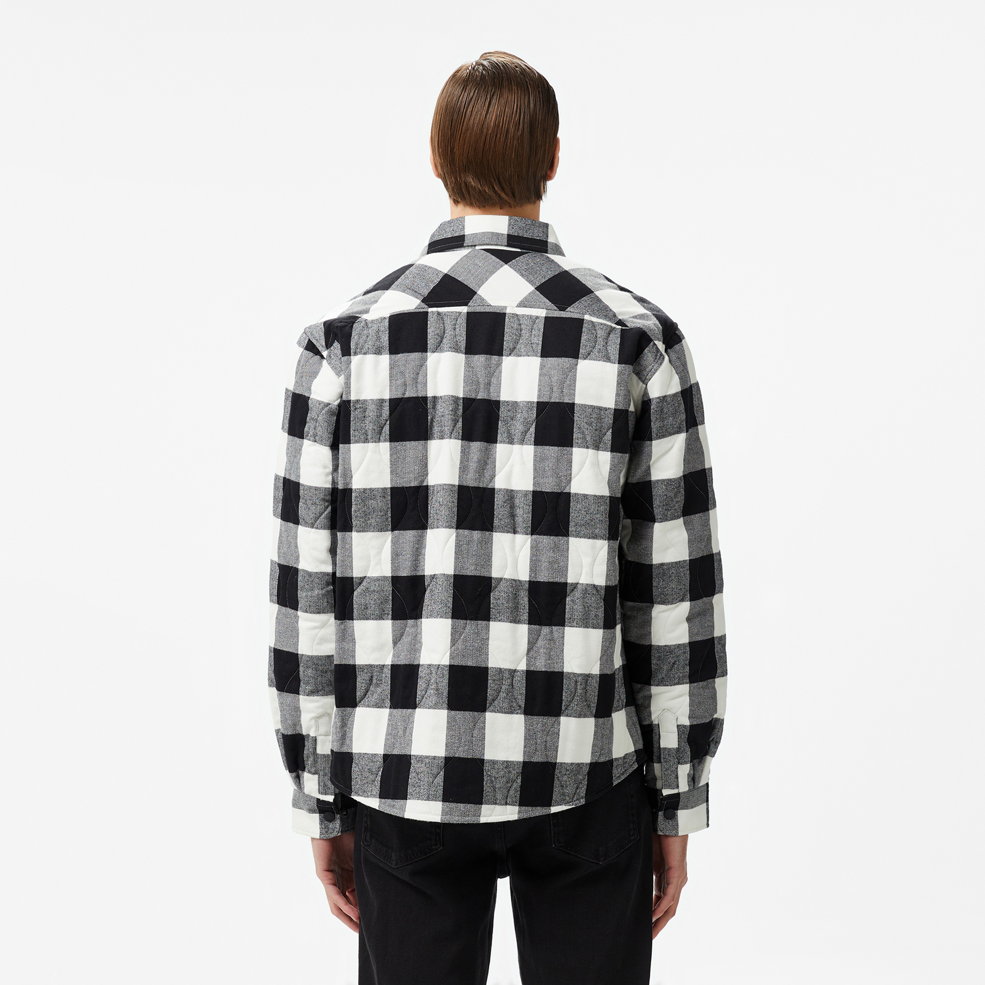 Lacoste Ekose Kareli Erkek Siyah Gömlek