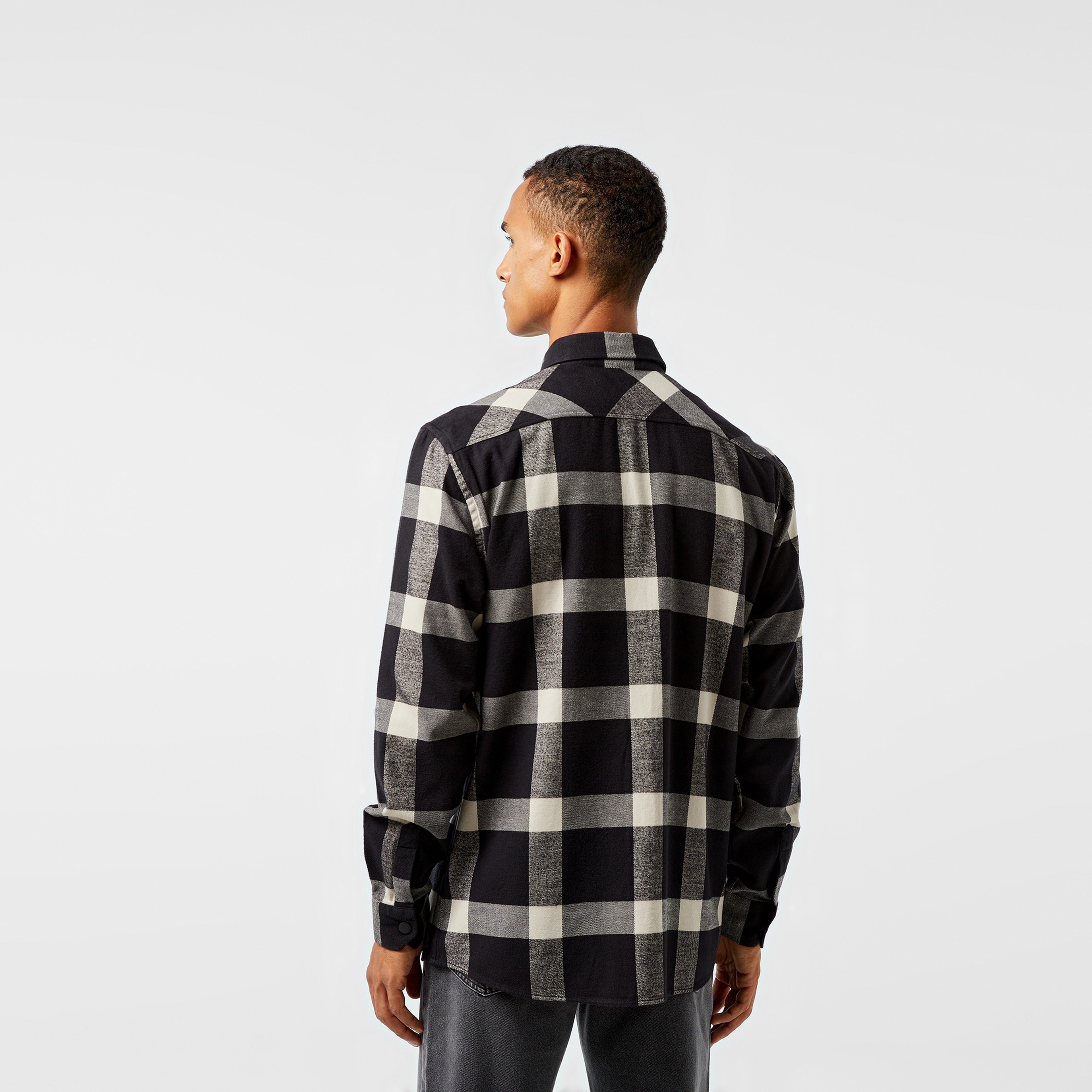 Lacoste Erkek Regular Fit Ekose Siyah Gömlek