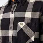 Lacoste Erkek Regular Fit Ekose Siyah Gömlek