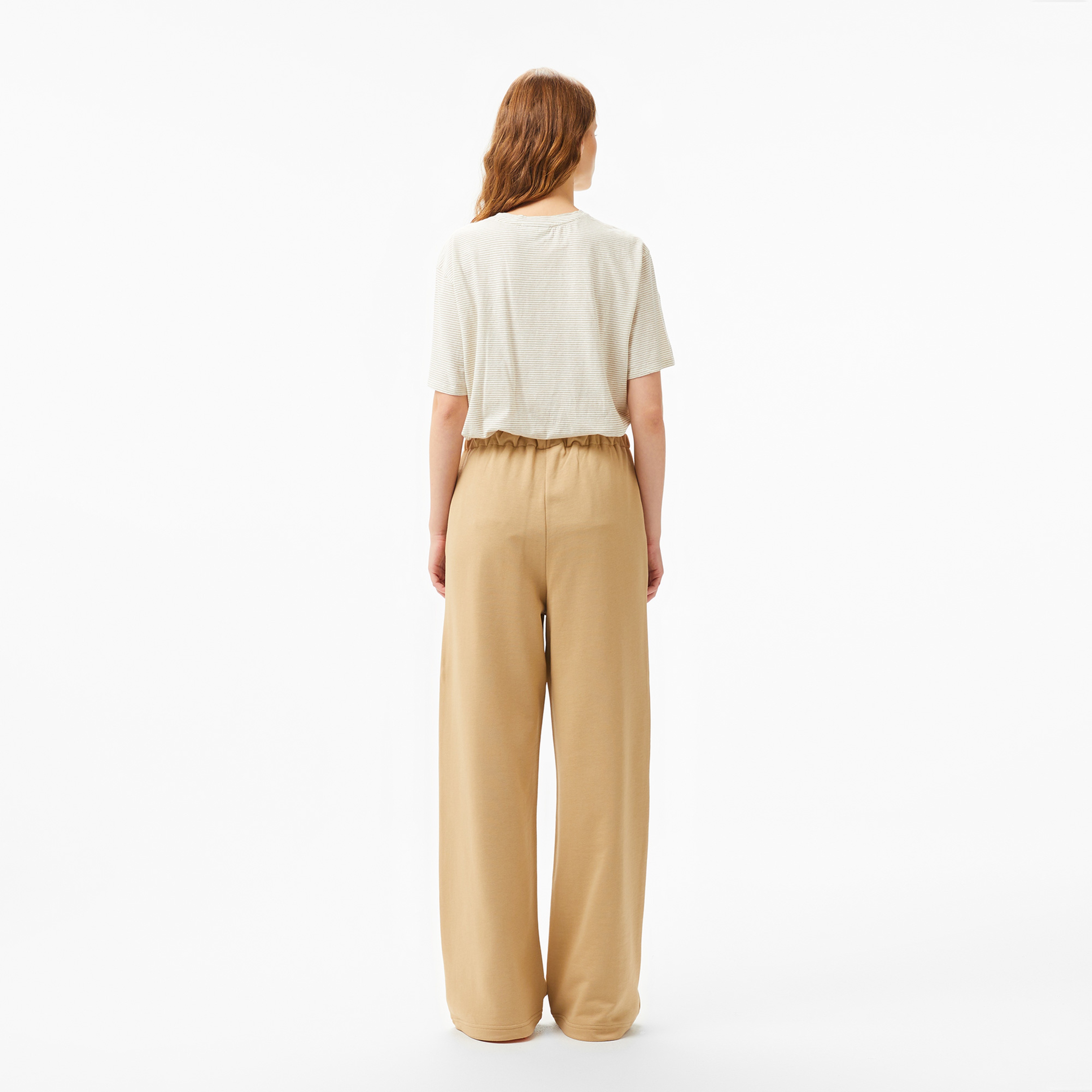 Lacoste Kadın Regular Fit Bej Eşofman Altı