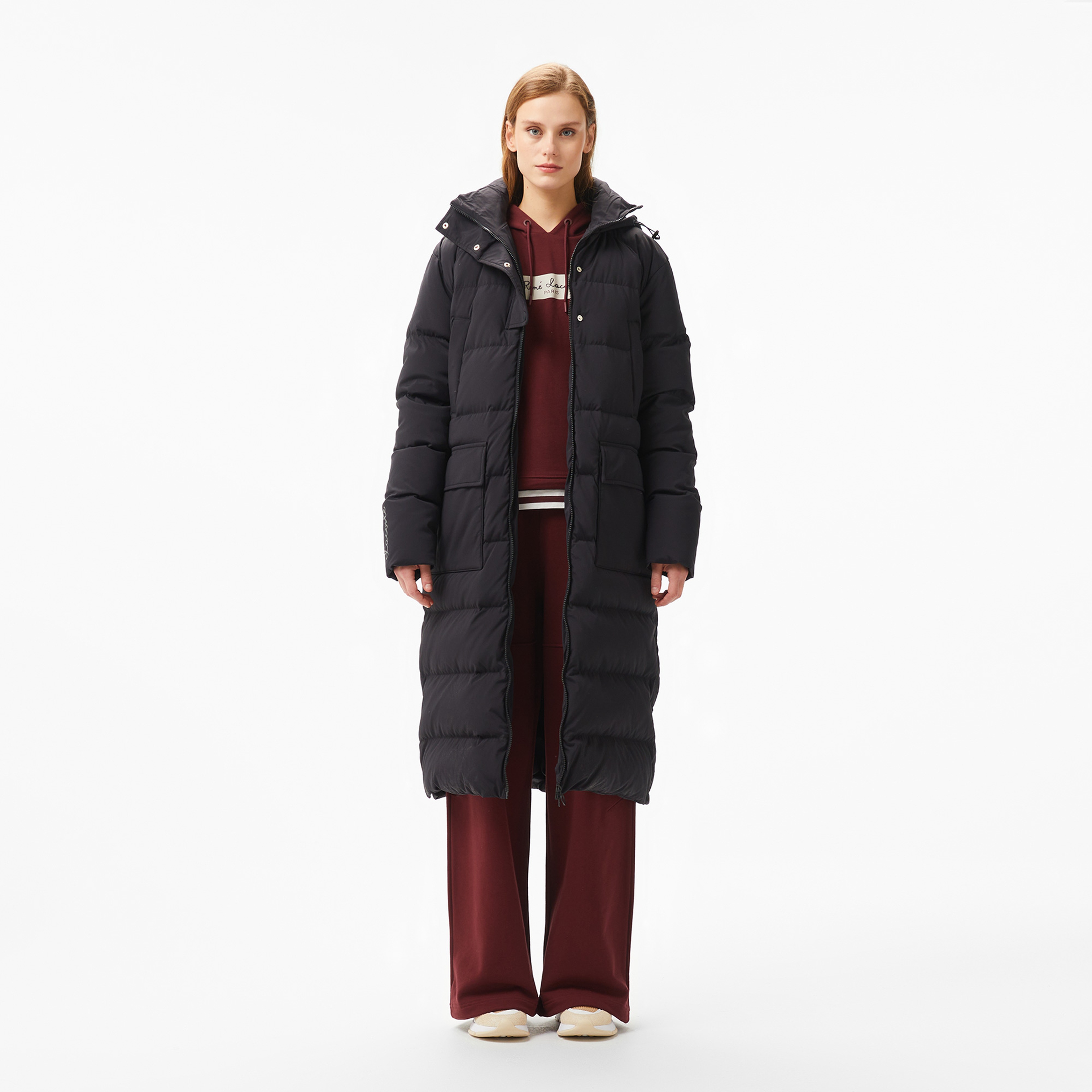 Lacoste Kadın Siyah Mont