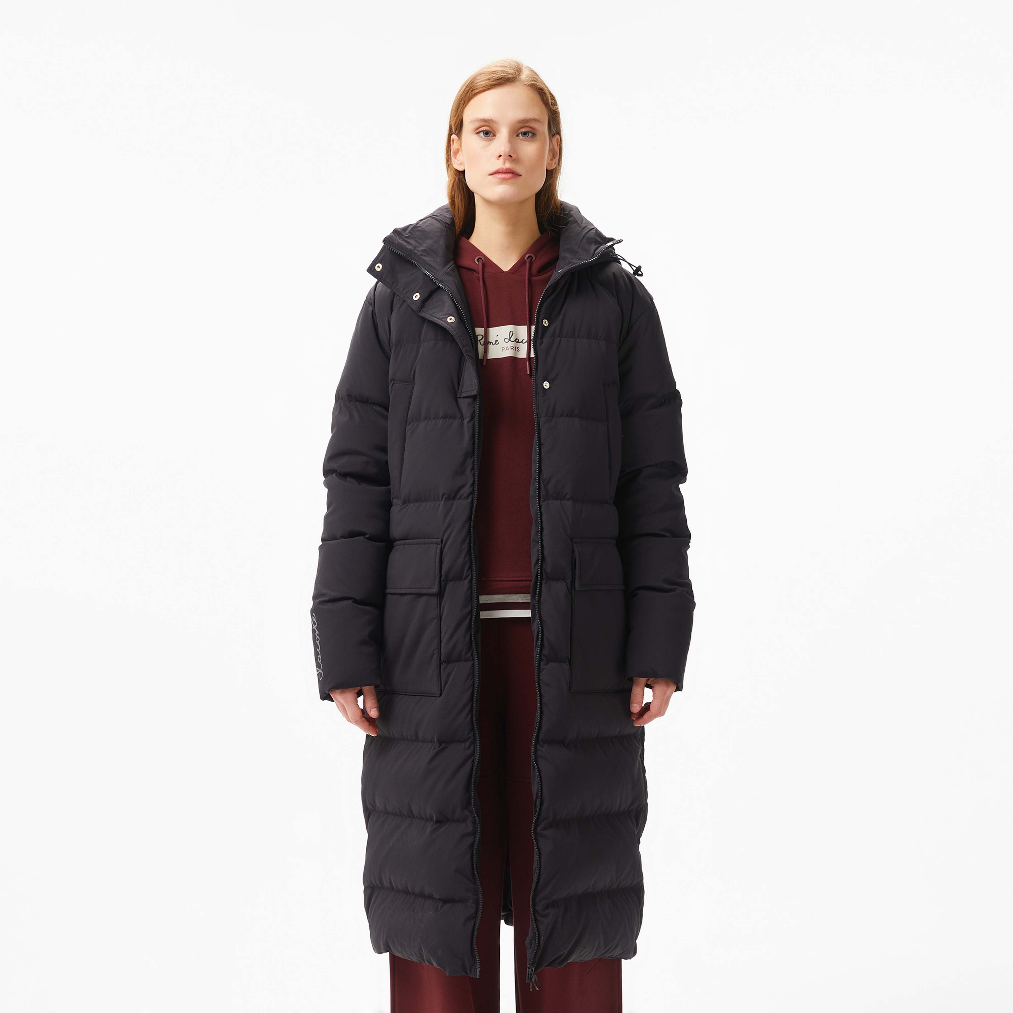 Lacoste Kadın Siyah Mont