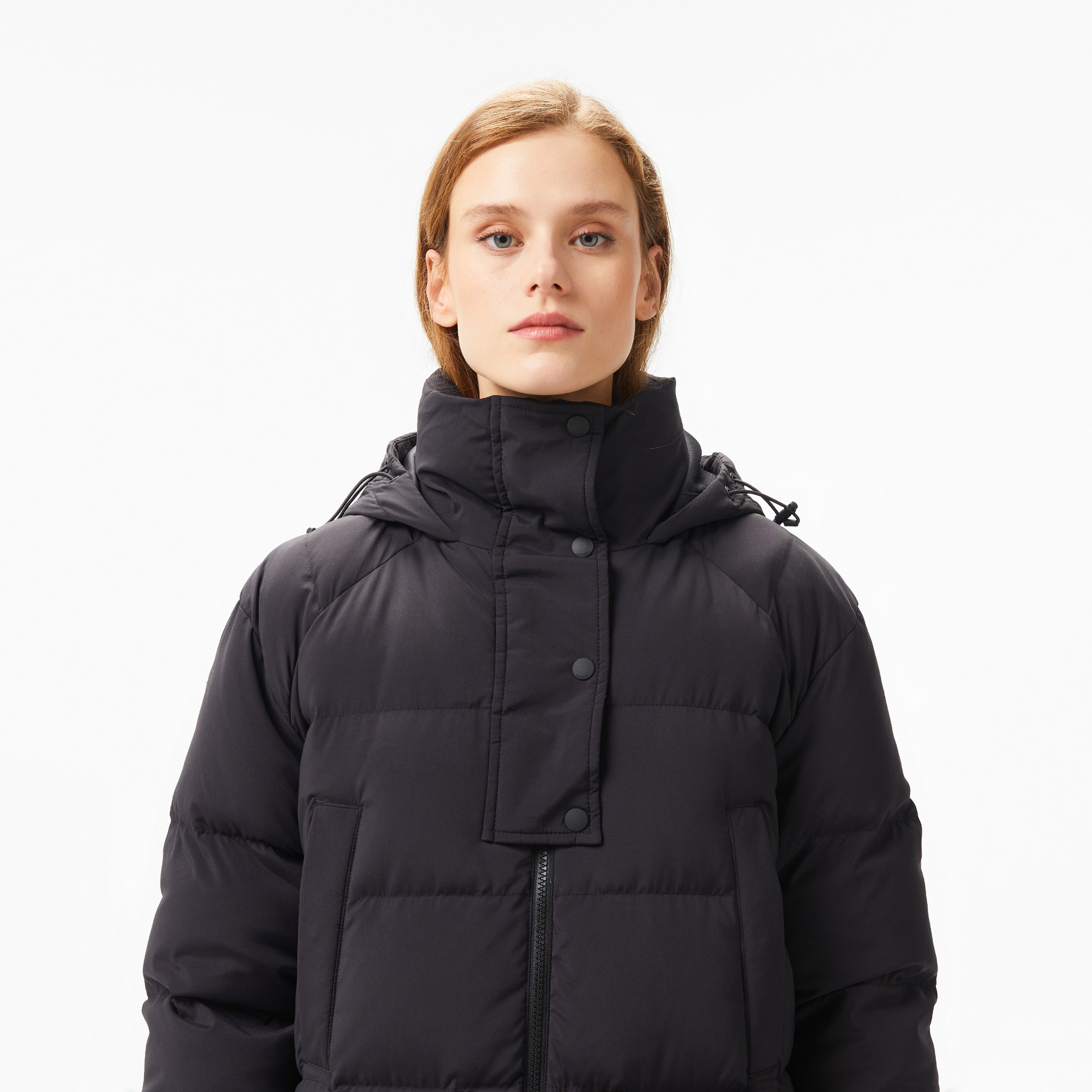 Lacoste Kadın Siyah Mont