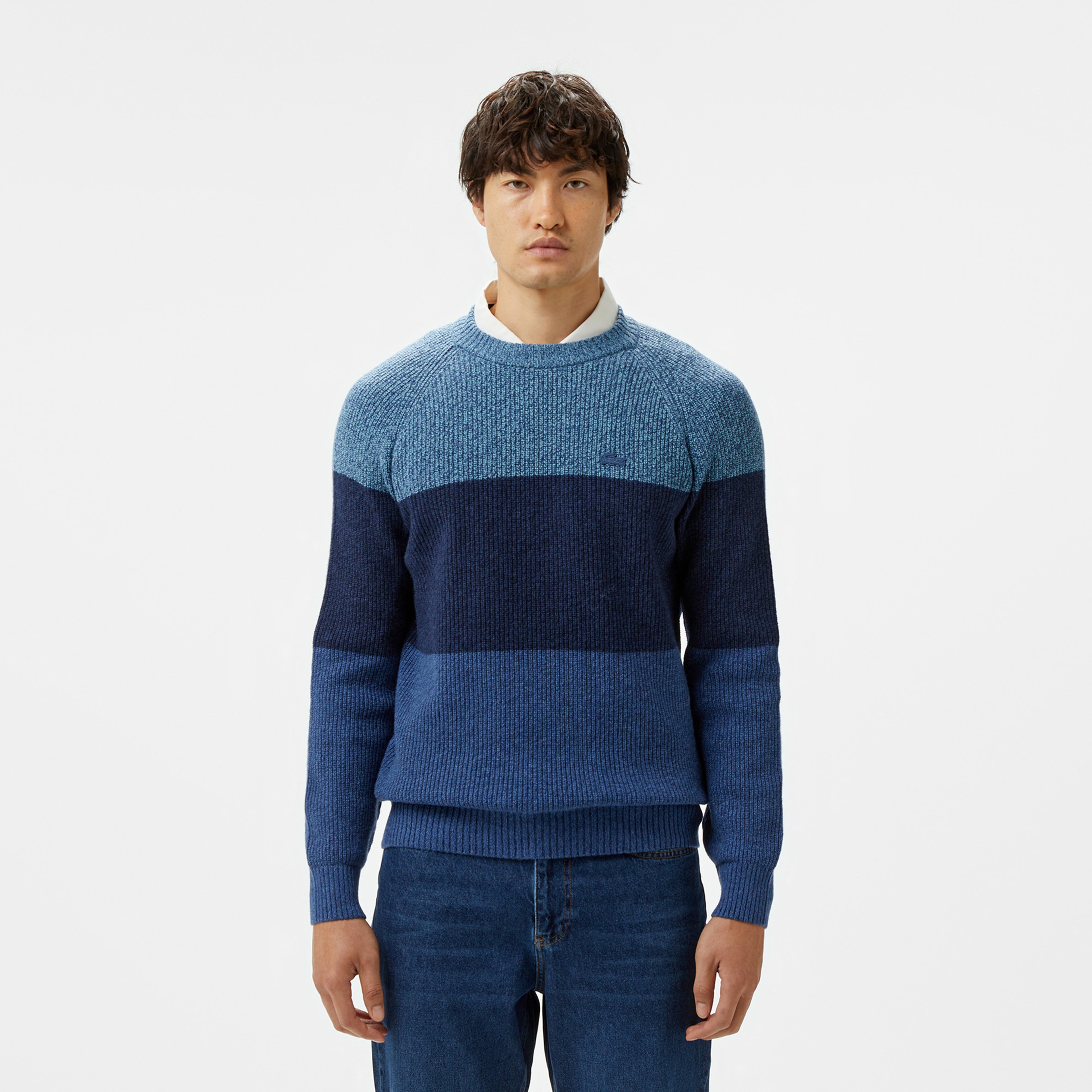Lacoste Men Multi-Color Yün Karışımlı Sweatshirt
