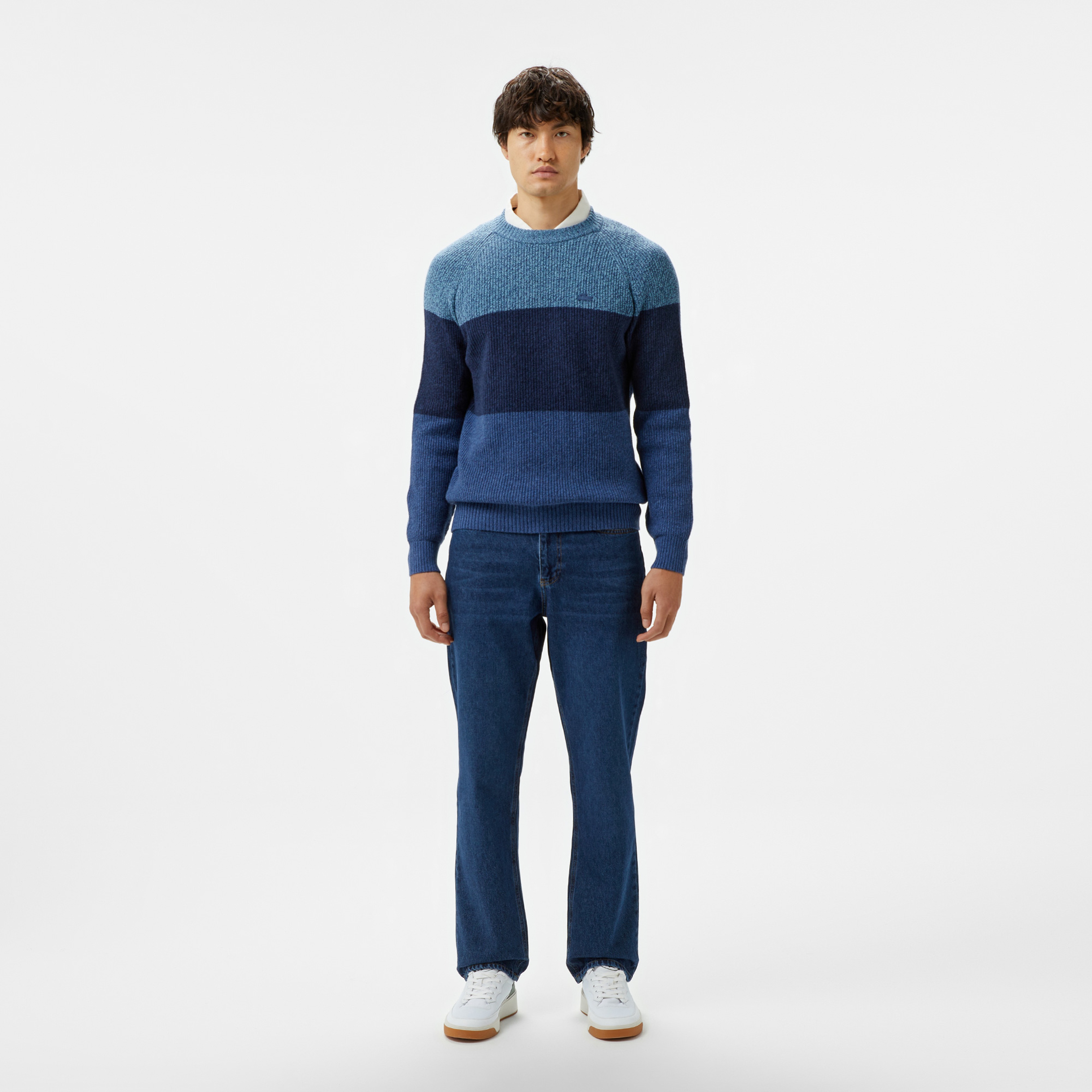 Lacoste Men Multi-Color Yün Karışımlı Sweatshirt