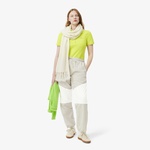 Kadın Straight Fit Renk Bloklu Gri Eşofman Altı