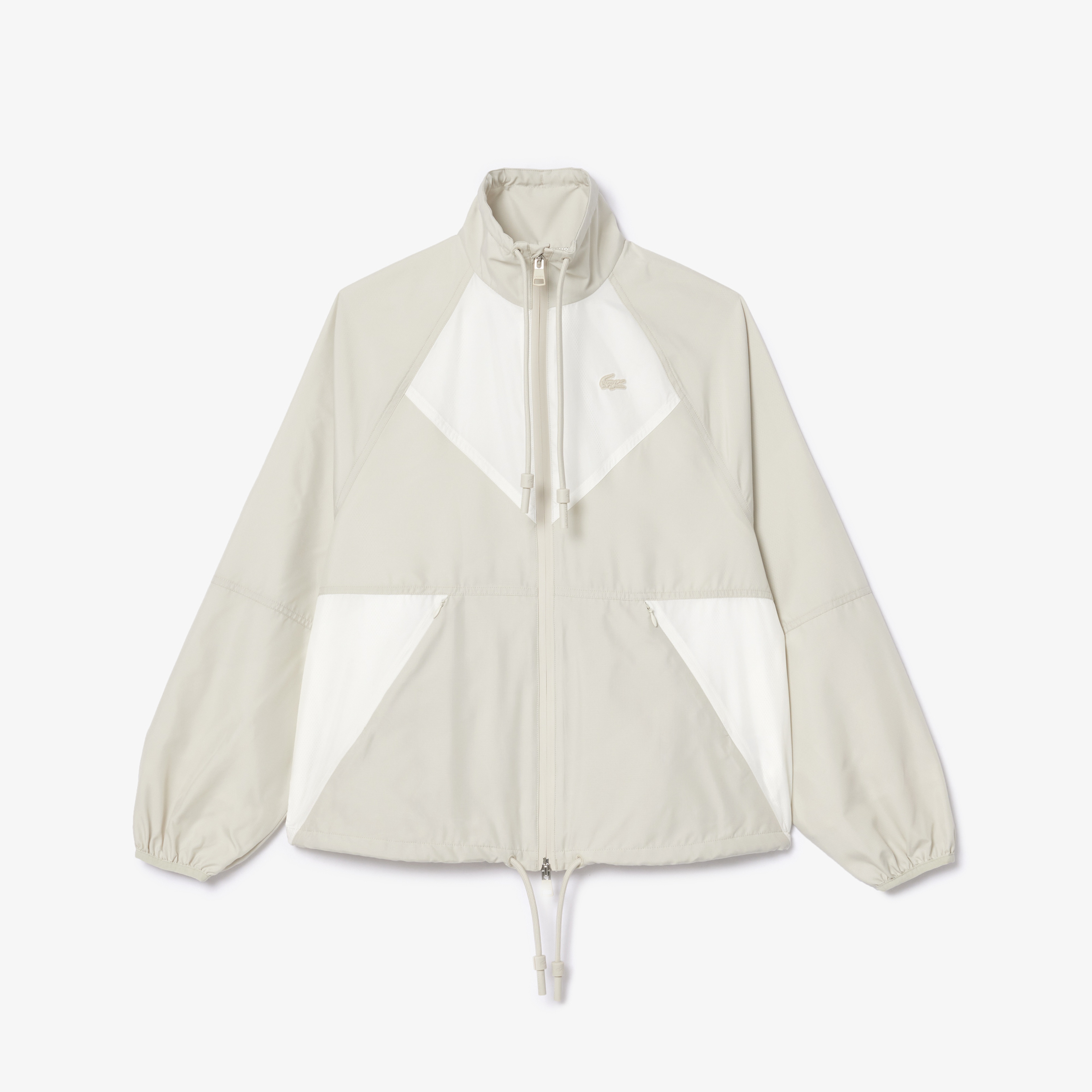 Kadın Relaxed Fit Kapüşonlu Gri Rüzgarlık