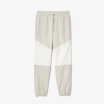 Kadın Straight Fit Renk Bloklu Gri Eşofman Altı