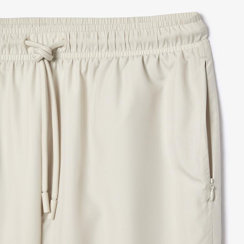 Kadın Straight Fit Renk Bloklu Gri Eşofman Altı