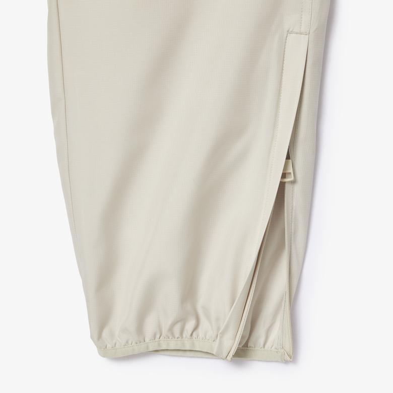 Kadın Straight Fit Renk Bloklu Gri Eşofman Altı